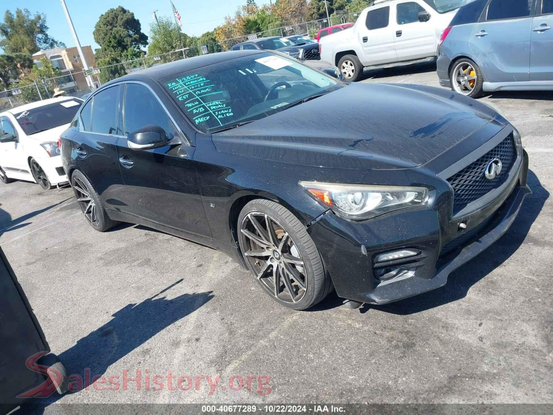 2015 INFINITI Q50 — VIN JN1BV7AP7FM347876