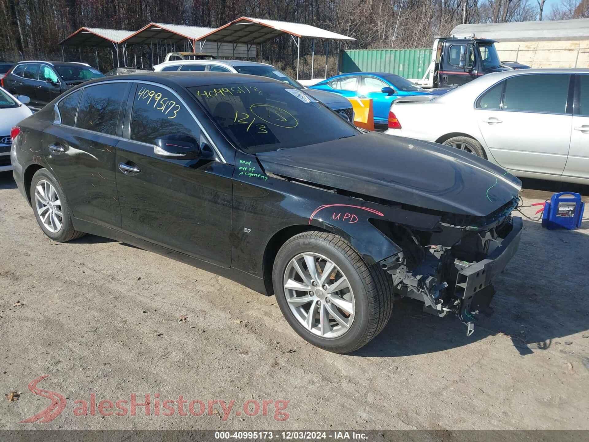 2015 INFINITI Q50 — VIN JN1BV7AR4FM419408