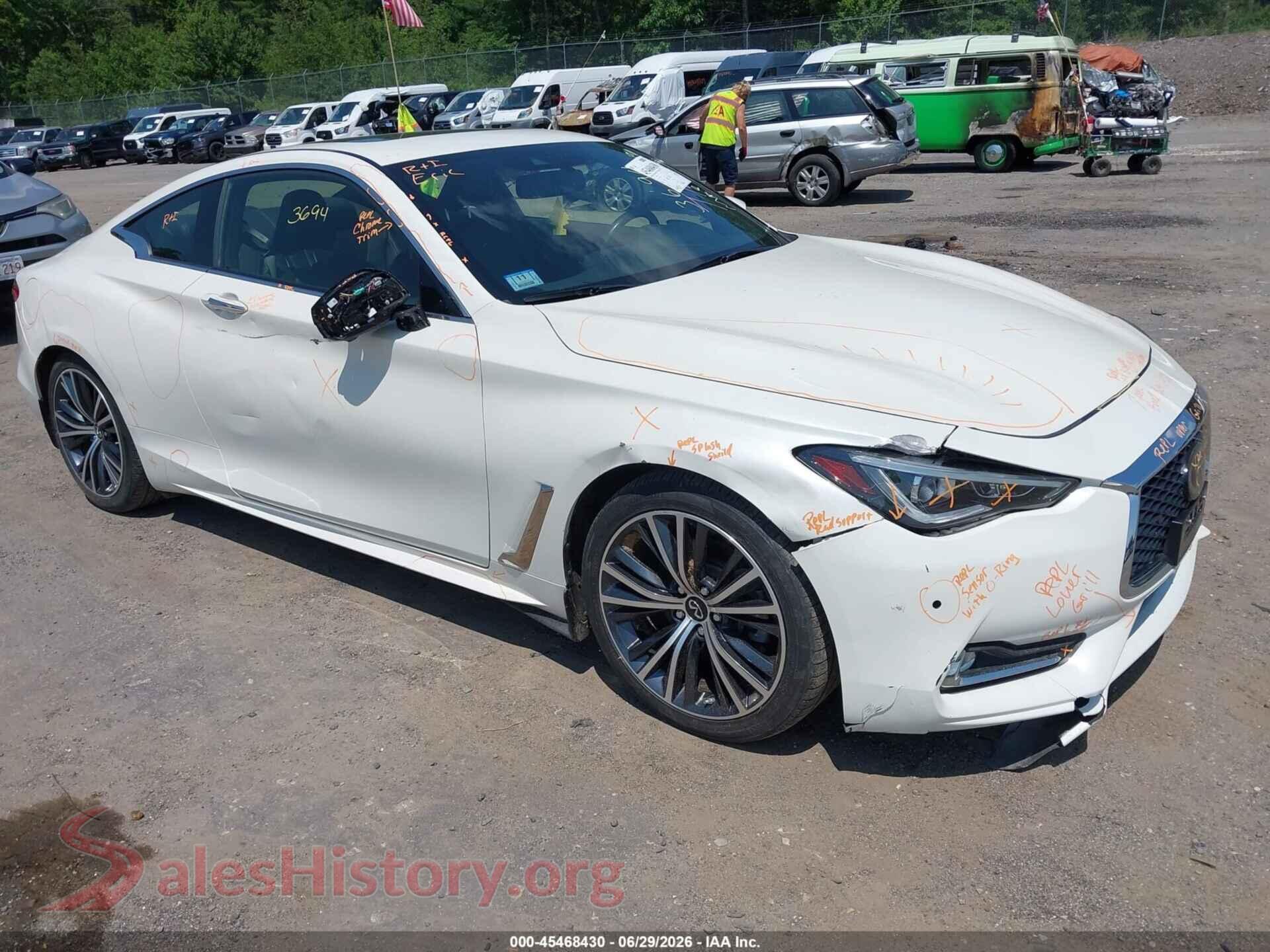 2021 INFINITI Q60 — VIN JN1EV7KL6MM470218