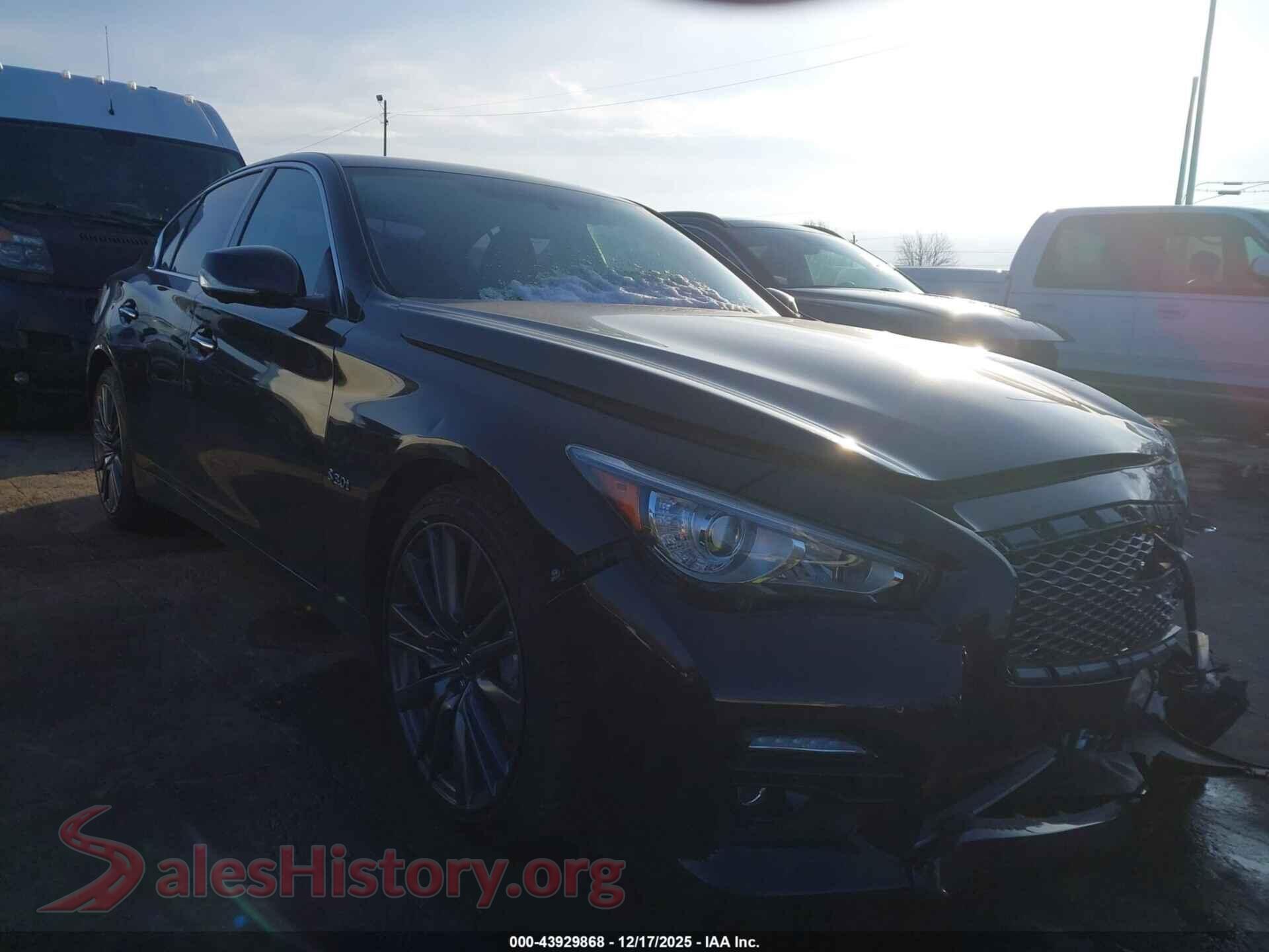 2016 INFINITI Q50 — VIN JN1FV7AR7GM450686