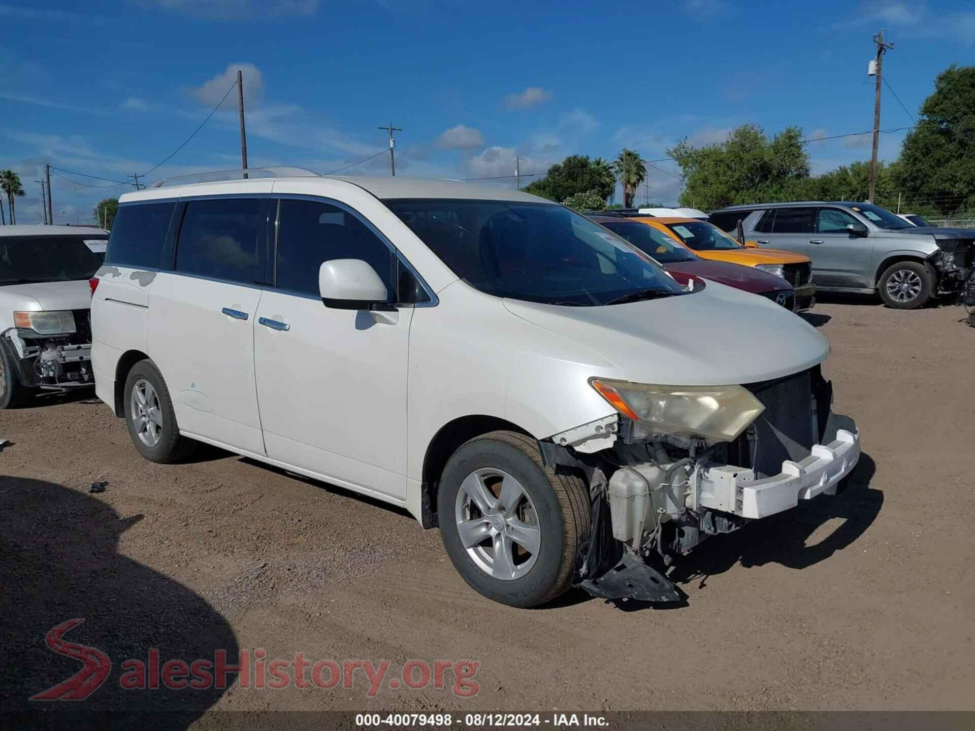 2014 NISSAN QUEST — VIN JN8AE2KP2E9105691
