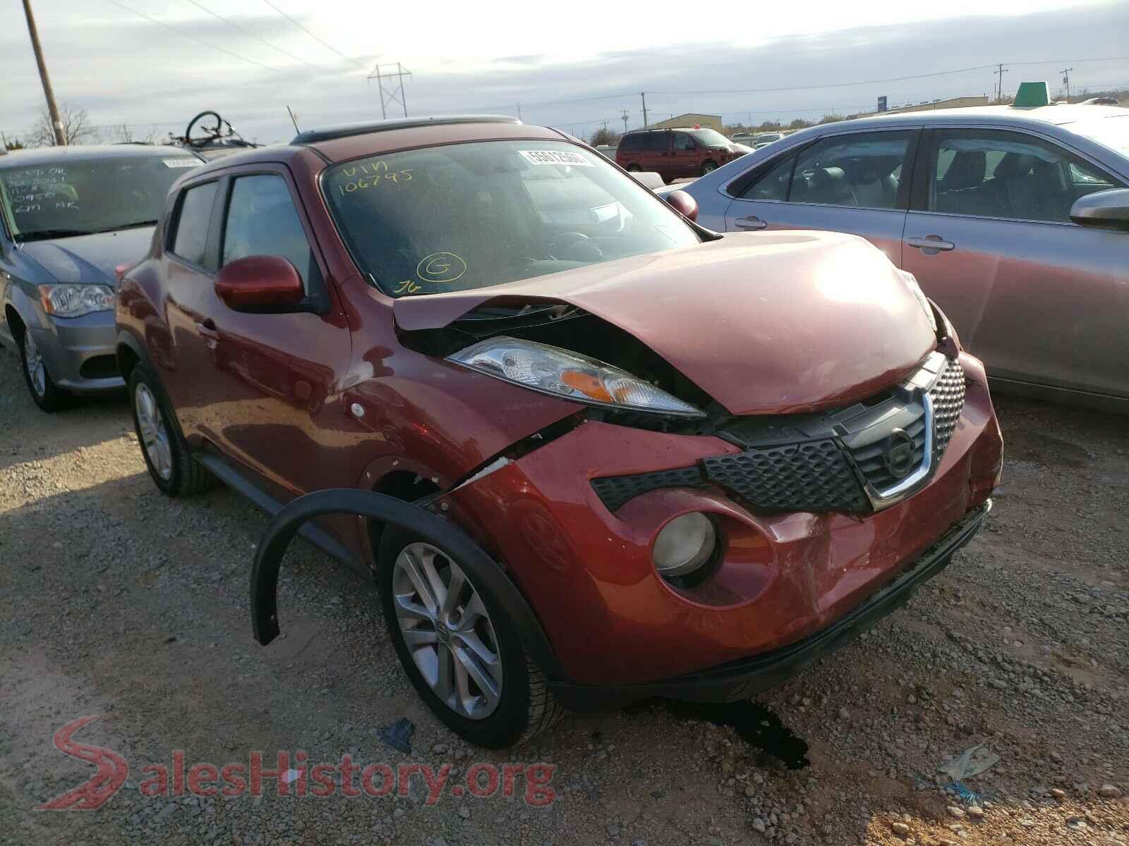 2012 NISSAN JUKE — VIN JN8AF5MR1CT106795