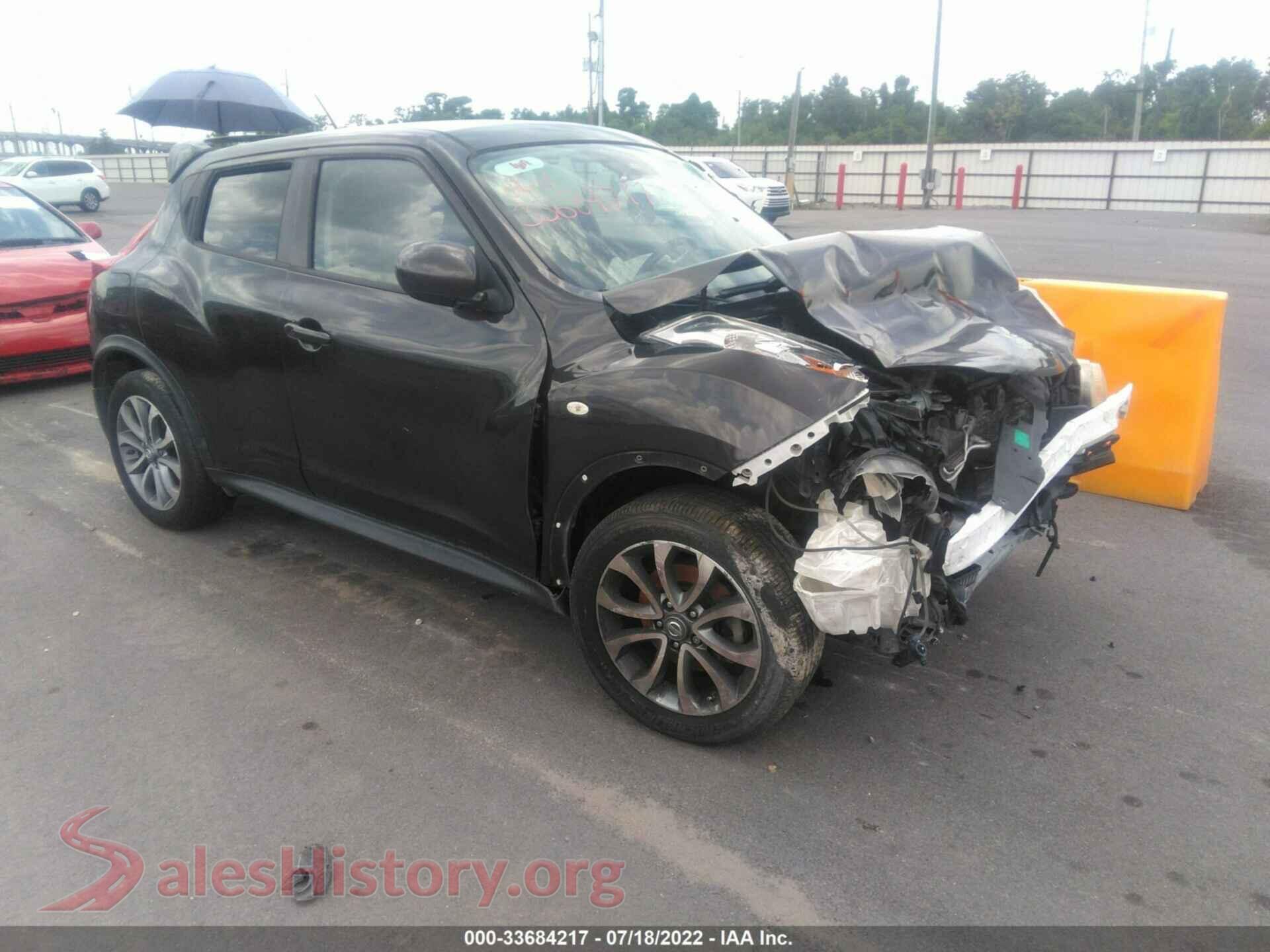 2011 NISSAN JUKE — VIN JN8AF5MR3BT014666