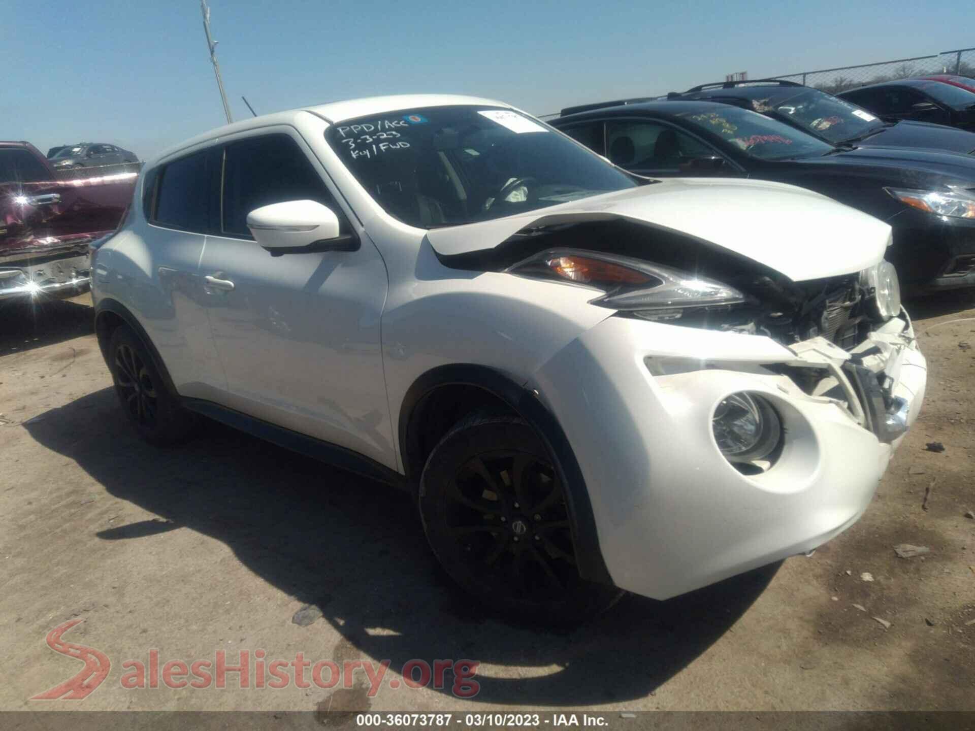 2016 NISSAN JUKE — VIN JN8AF5MR4GT607721