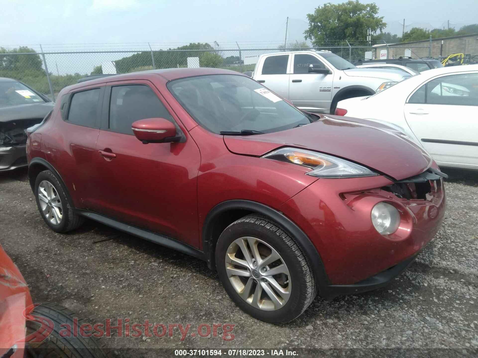 2016 NISSAN JUKE — VIN JN8AF5MR6GT604724