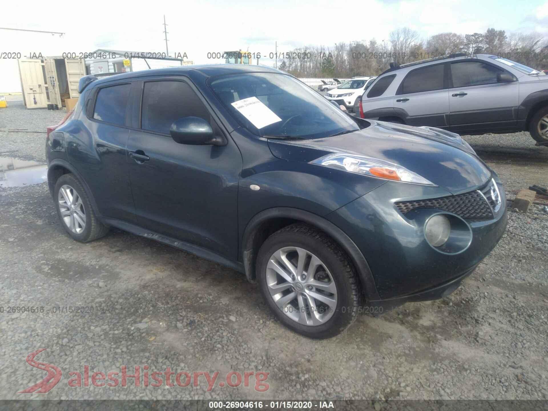 2012 NISSAN JUKE — VIN JN8AF5MR7CT111788