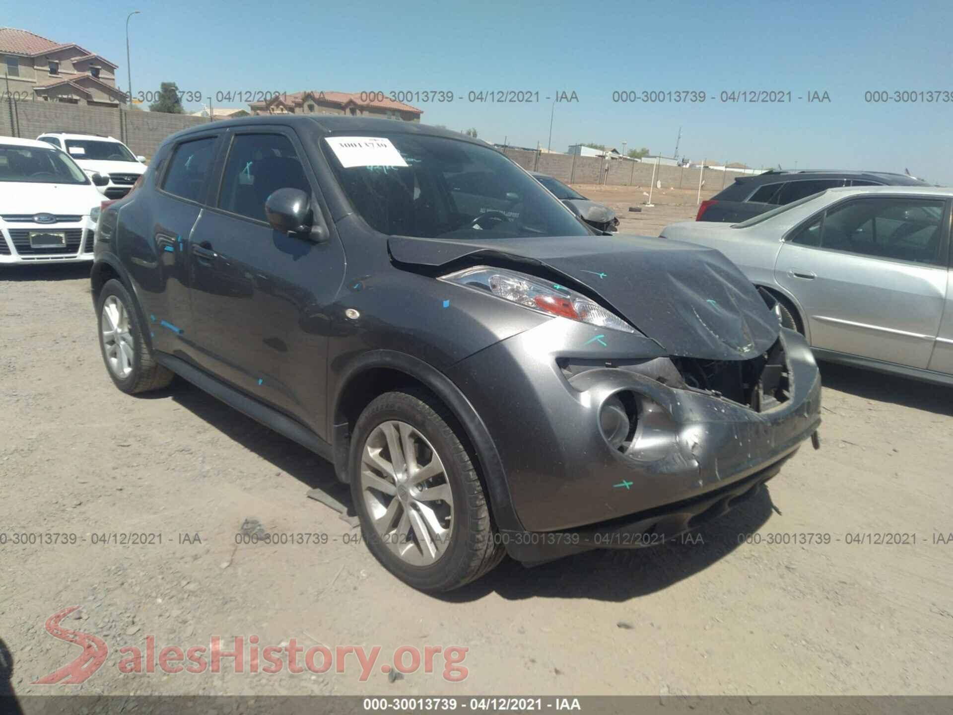 2013 NISSAN JUKE — VIN JN8AF5MR9DT214759