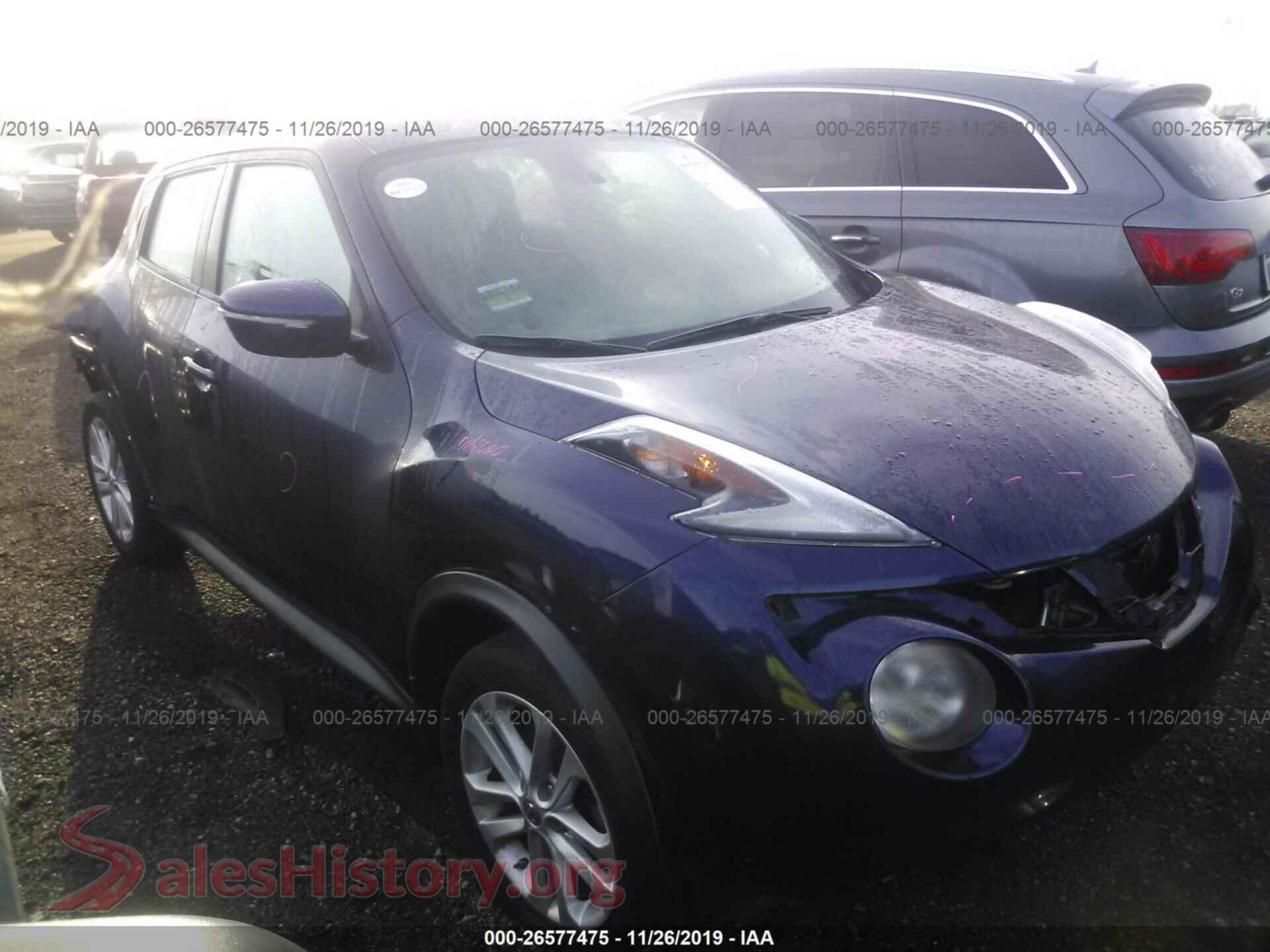 2016 NISSAN JUKE — VIN JN8AF5MV0GT650501