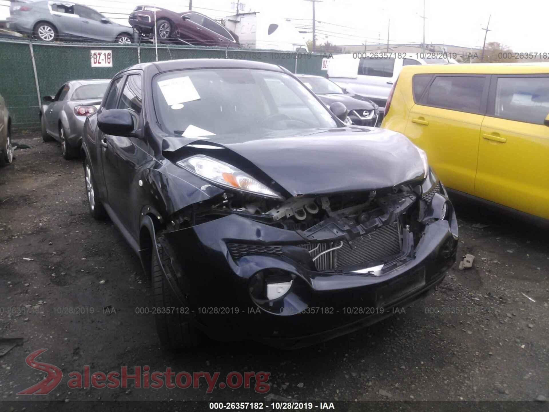 2012 NISSAN JUKE — VIN JN8AF5MV9CT110008