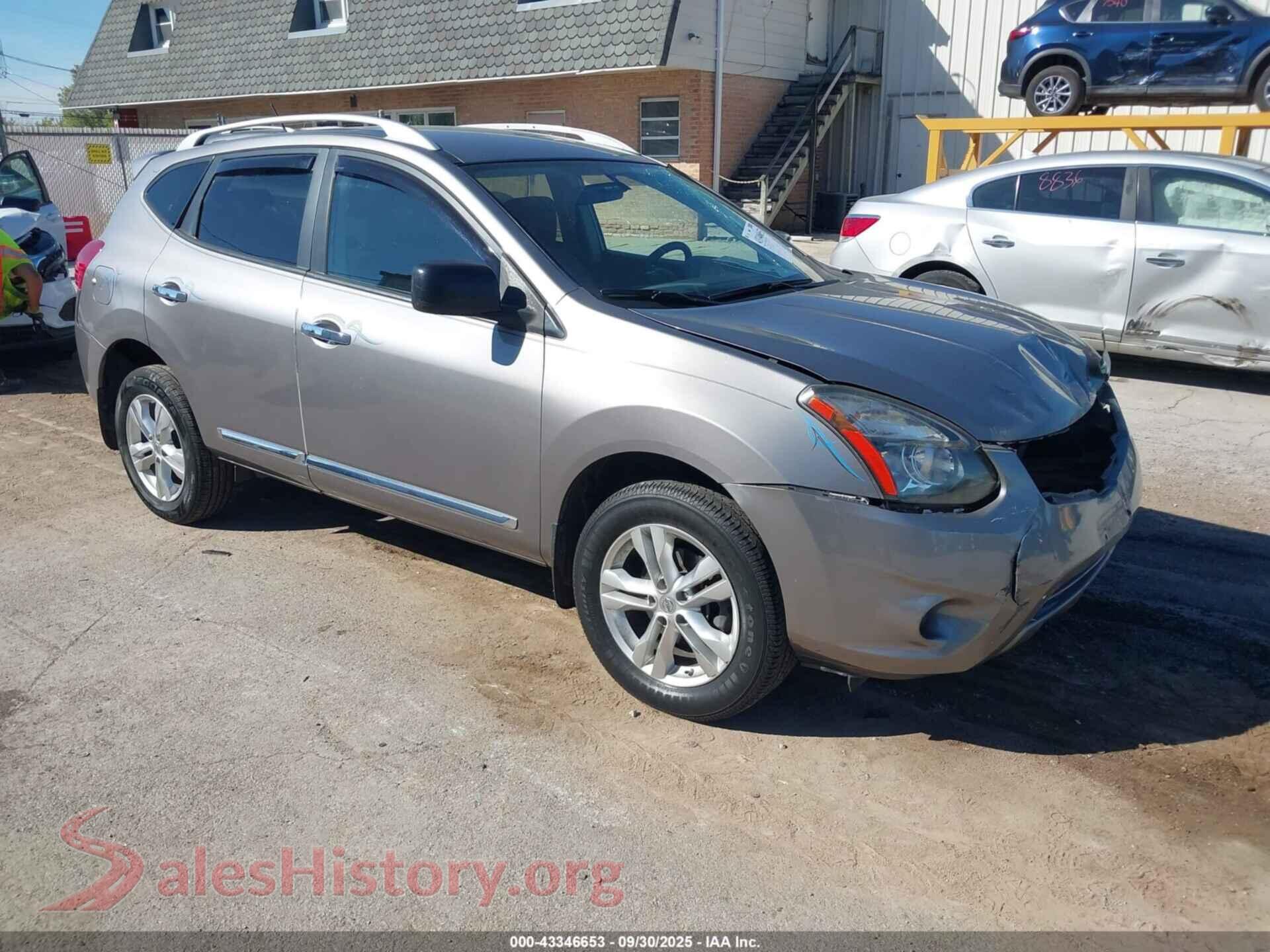 2015 NISSAN ROGUE SELECT — VIN JN8AS5MV0FW255307