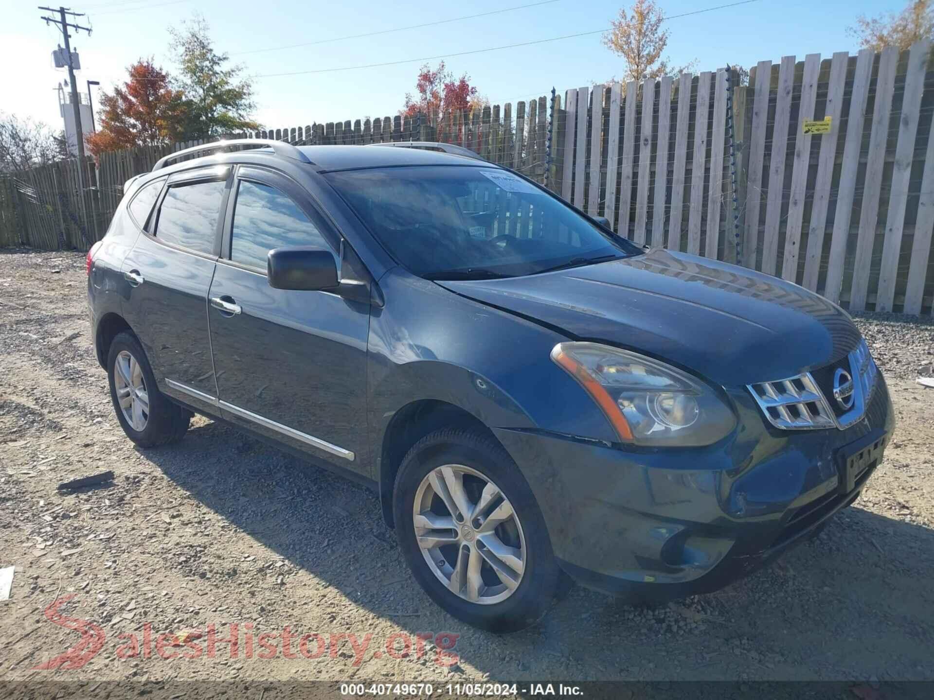 2015 NISSAN ROGUE SELECT — VIN JN8AS5MV0FW768380