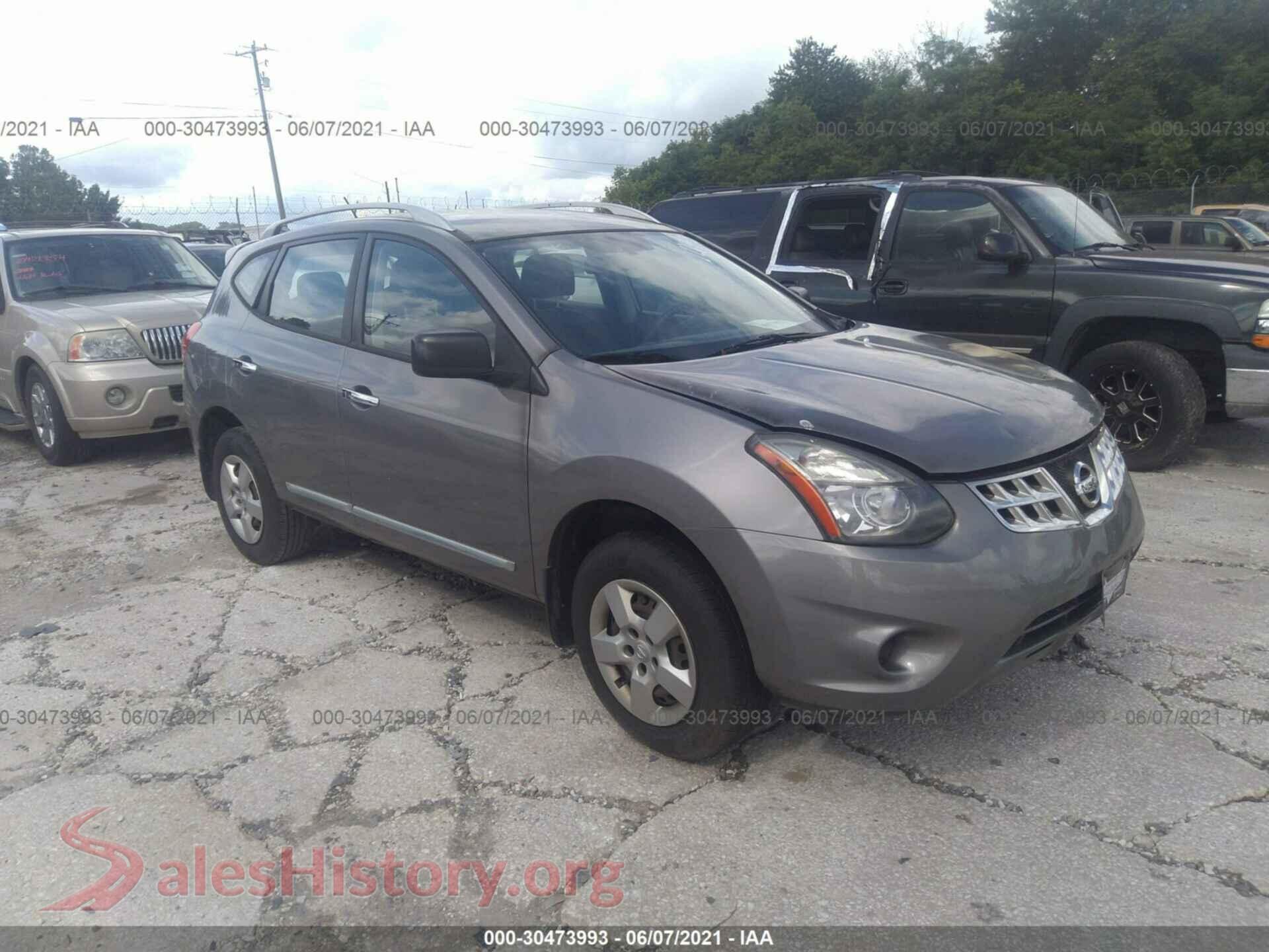 2014 NISSAN ROGUE SELECT — VIN JN8AS5MV7EW721488