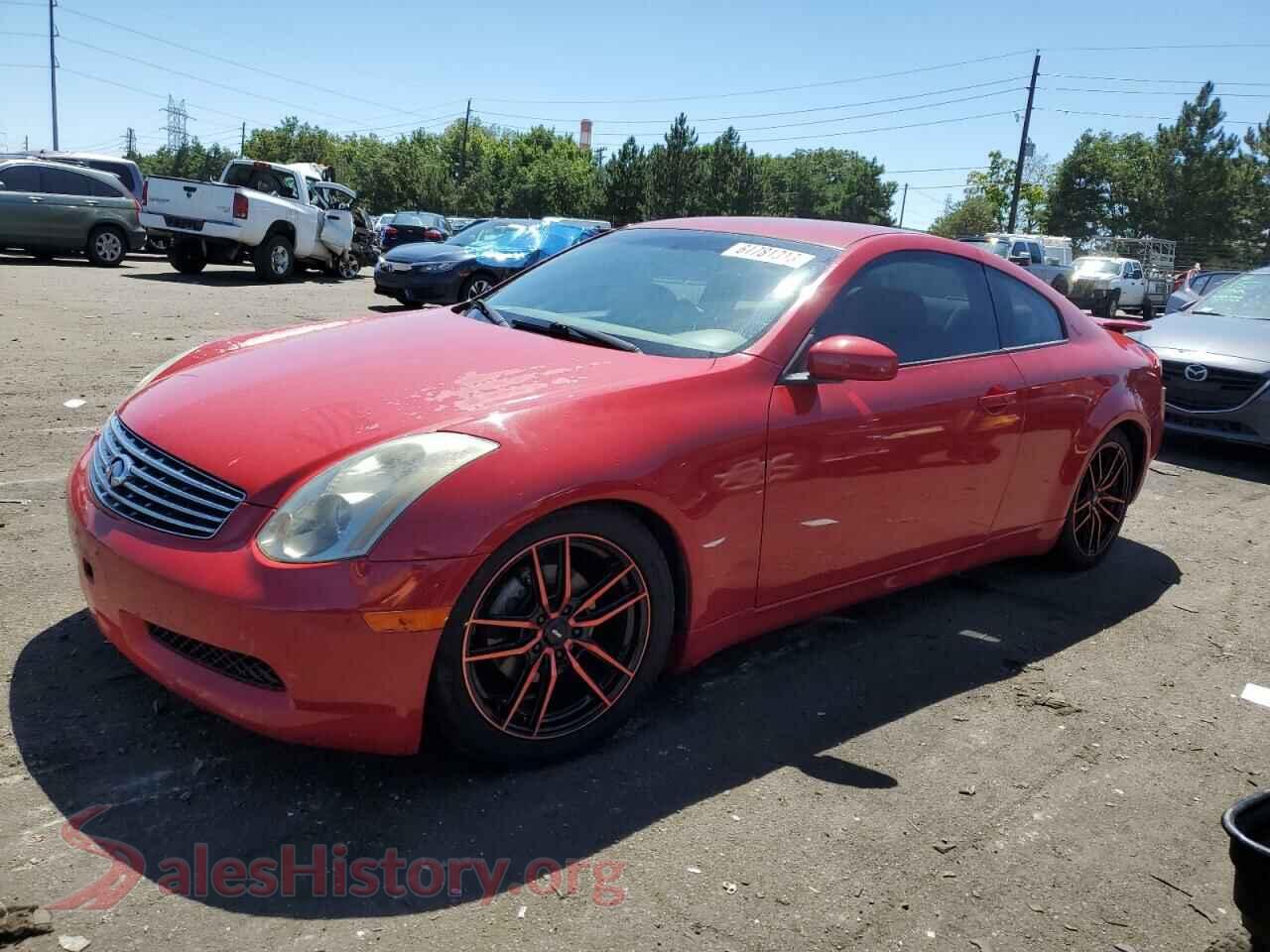 2003 INFINITI G35 — VIN JNKCV54E63M207909