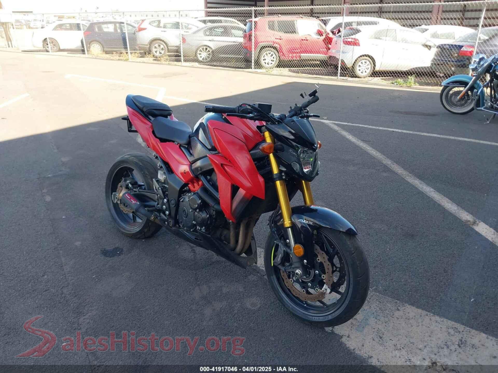 2021 SUZUKI GSX-S750 — VIN JS1C533BXM7100322