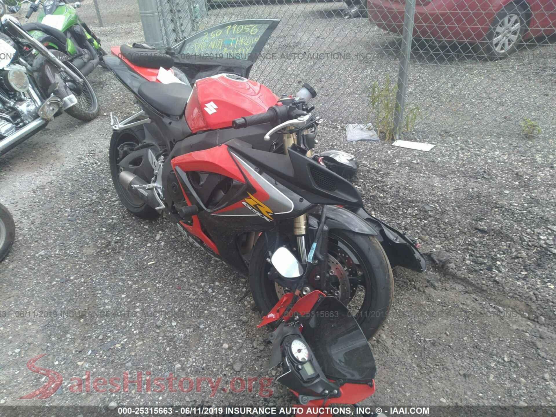 2007 SUZUKI GSX-R600 — VIN JS1GN7DA172115677