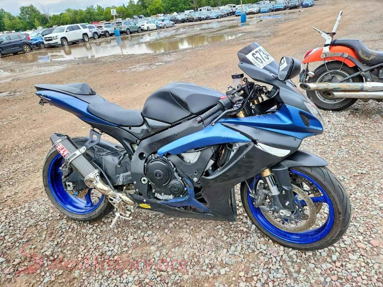 2007 SUZUKI GSXR600 — VIN JS1GN7DAX72118660