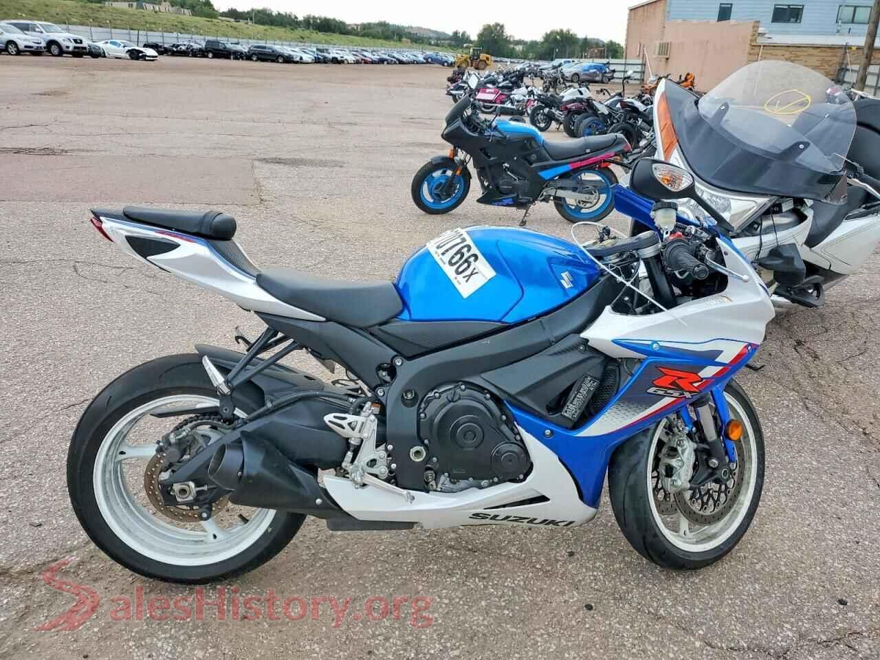 2013 SUZUKI GSXR600 — VIN JS1GN7FA8D2101235