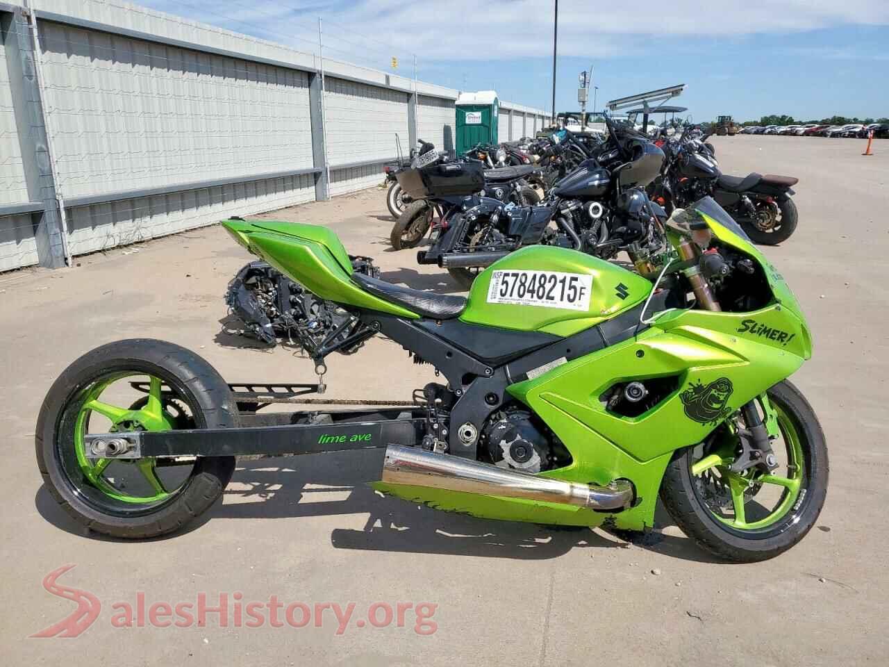 2006 SUZUKI GSXR1000 — VIN JS1GT76AX62113122