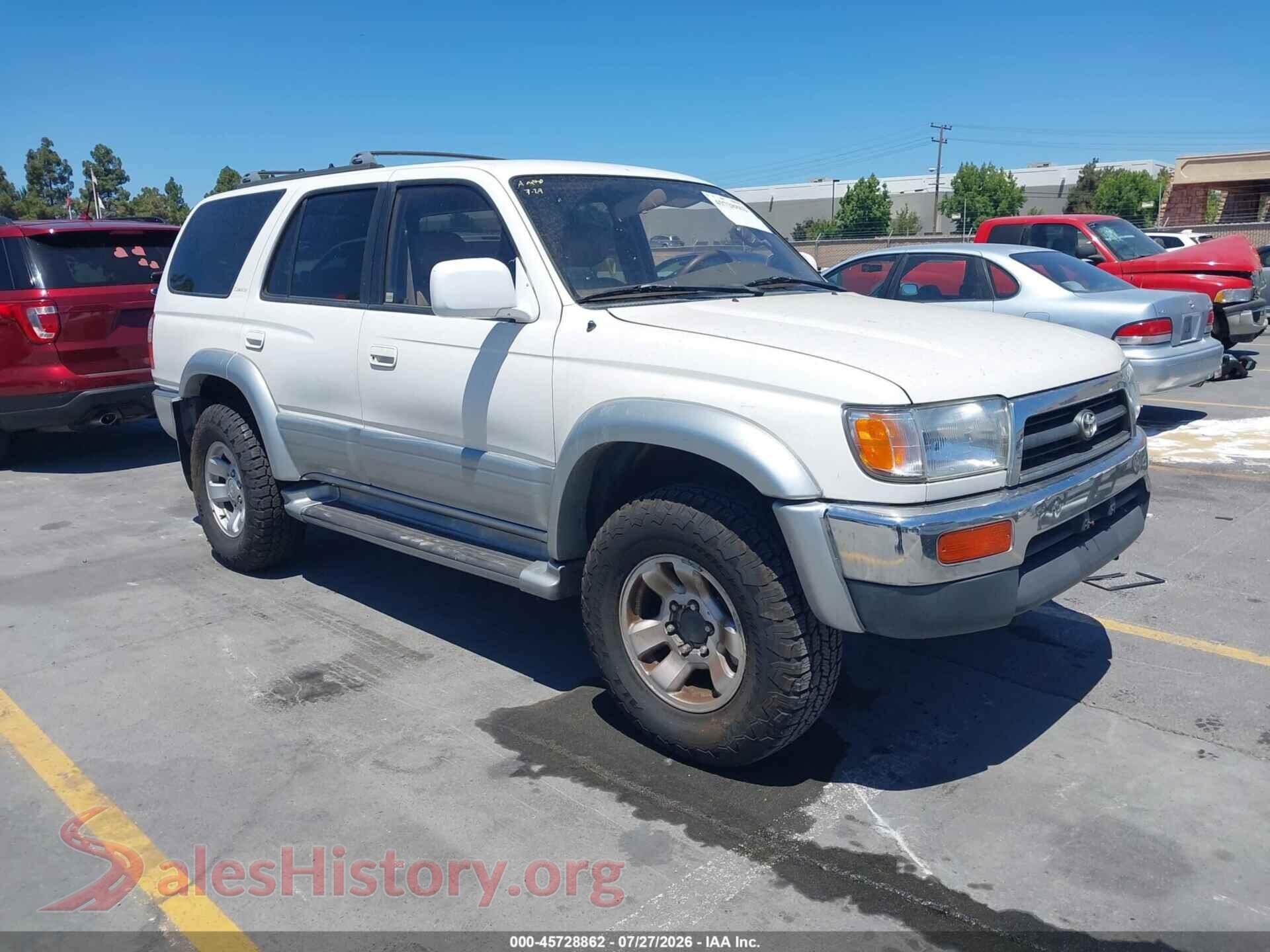 1998 TOYOTA 4RUNNER — VIN JT3HN87R5W0160380