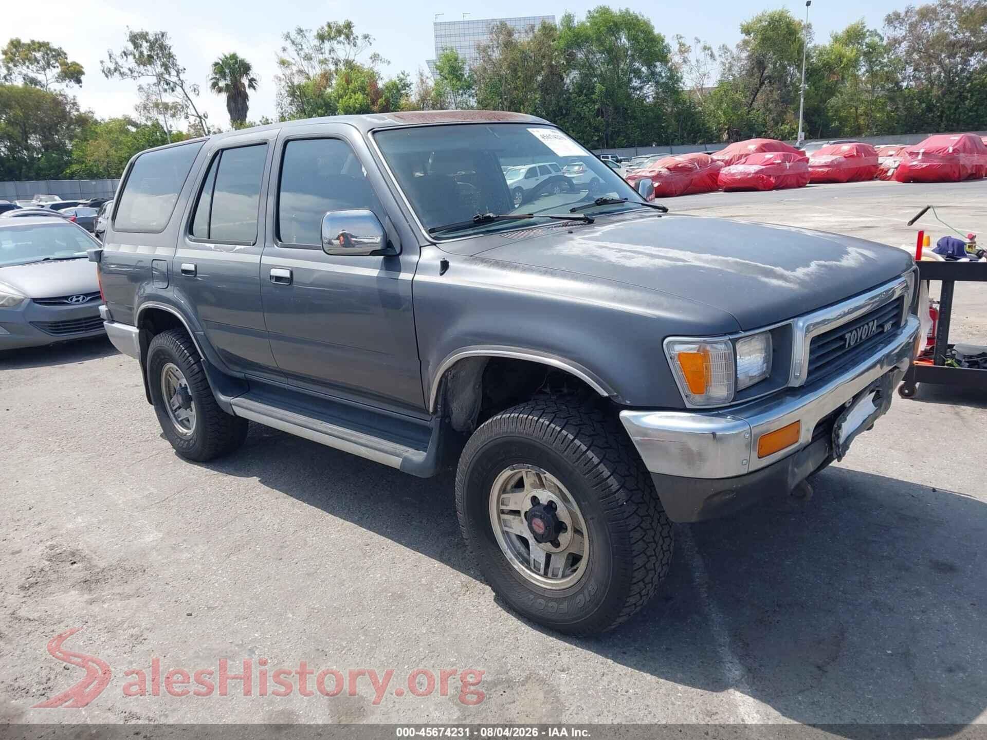 1991 TOYOTA 4RUNNER — VIN JT3VN39W2M8012548