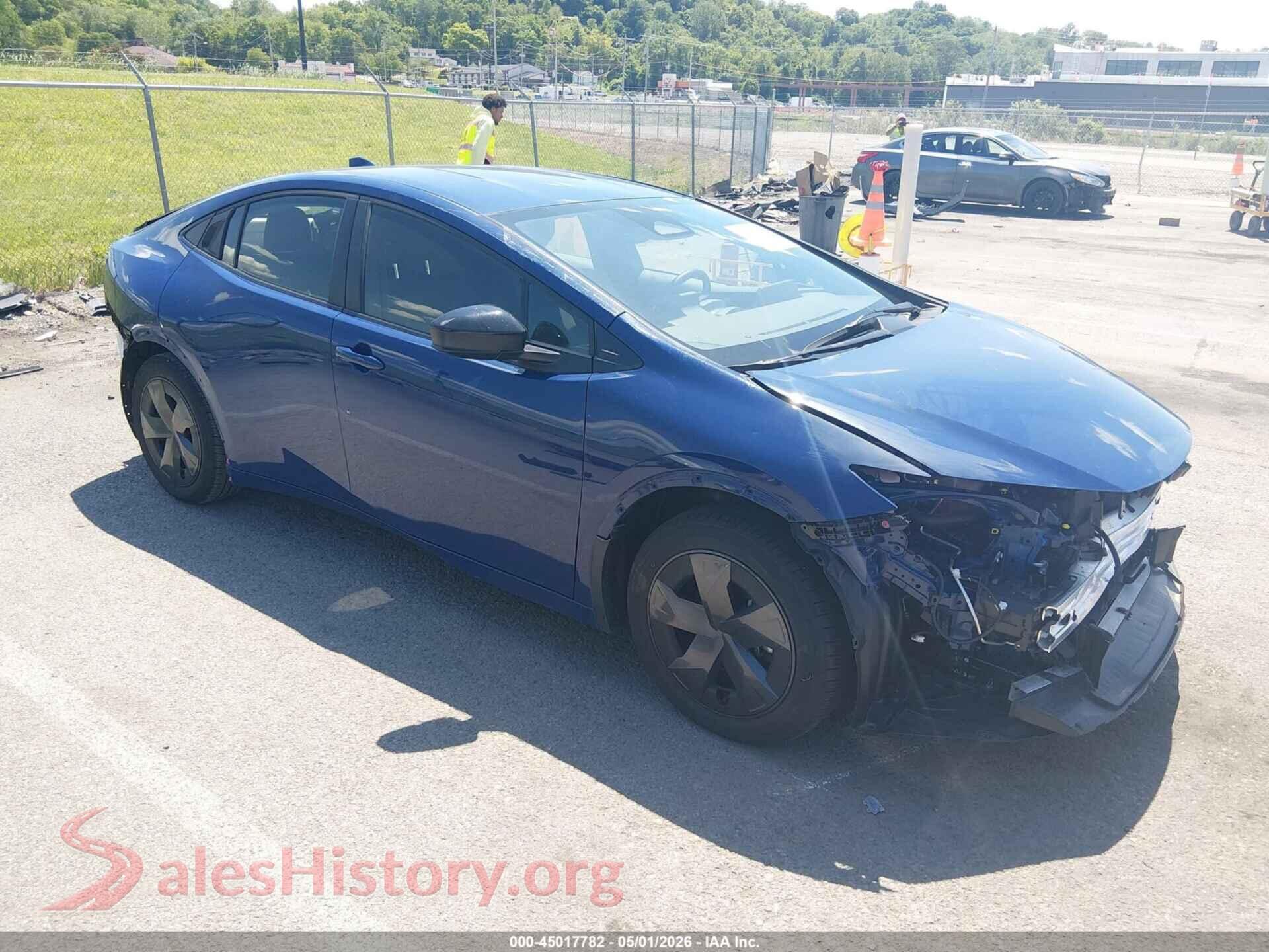 2024 TOYOTA PRIUS — VIN JTDACAAU1R3040943