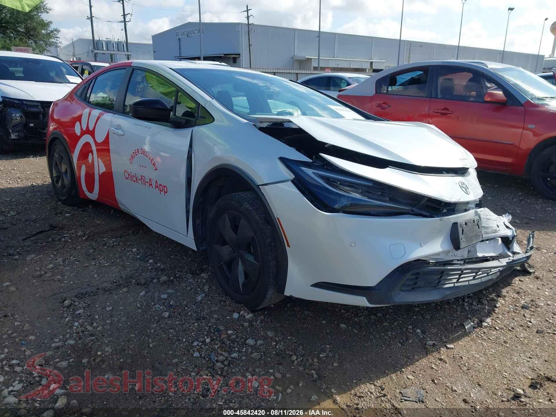 2024 TOYOTA PRIUS — VIN JTDACAAU5R3026334