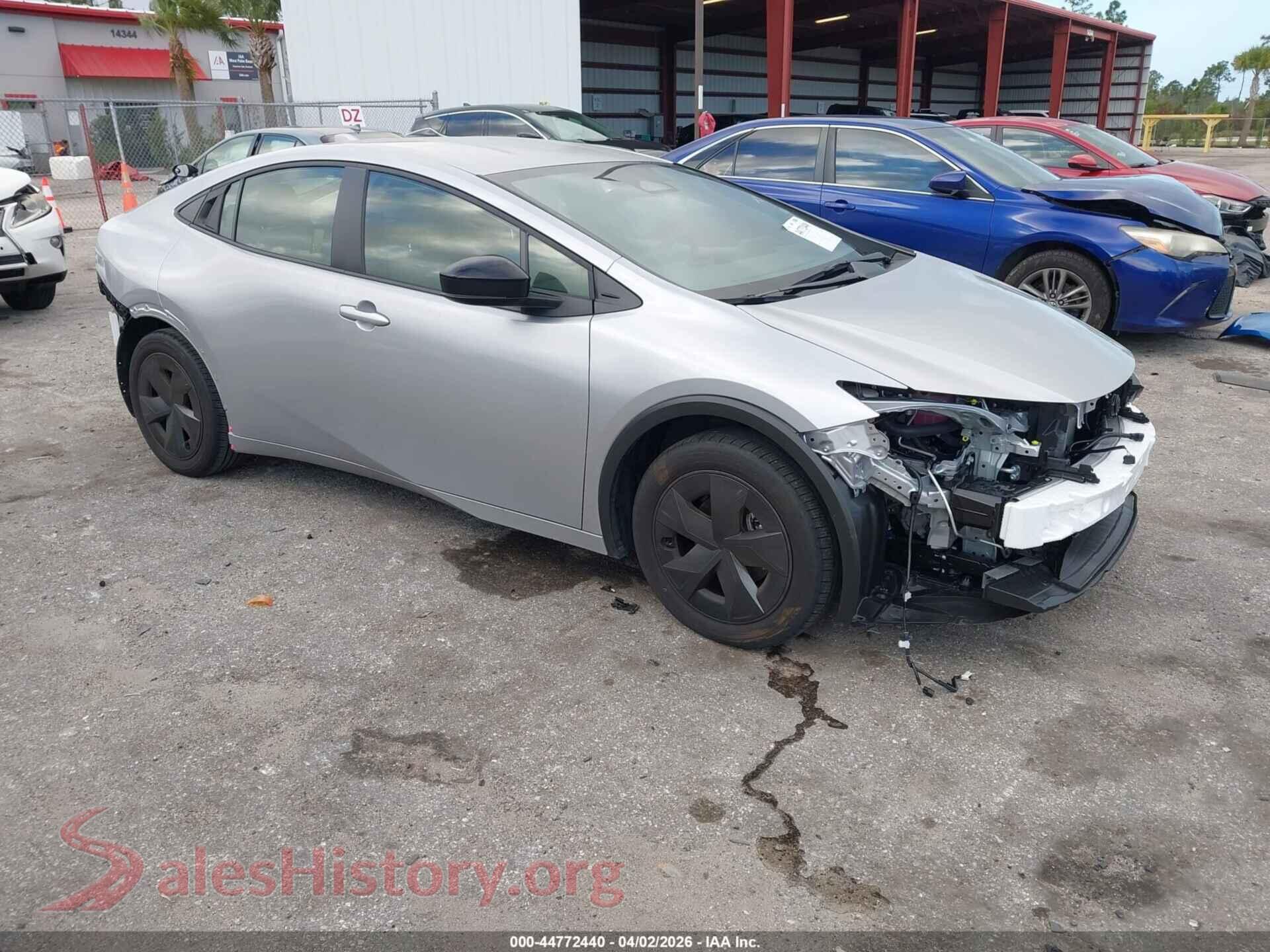 2025 TOYOTA PRIUS — VIN JTDACAAUXS3053194