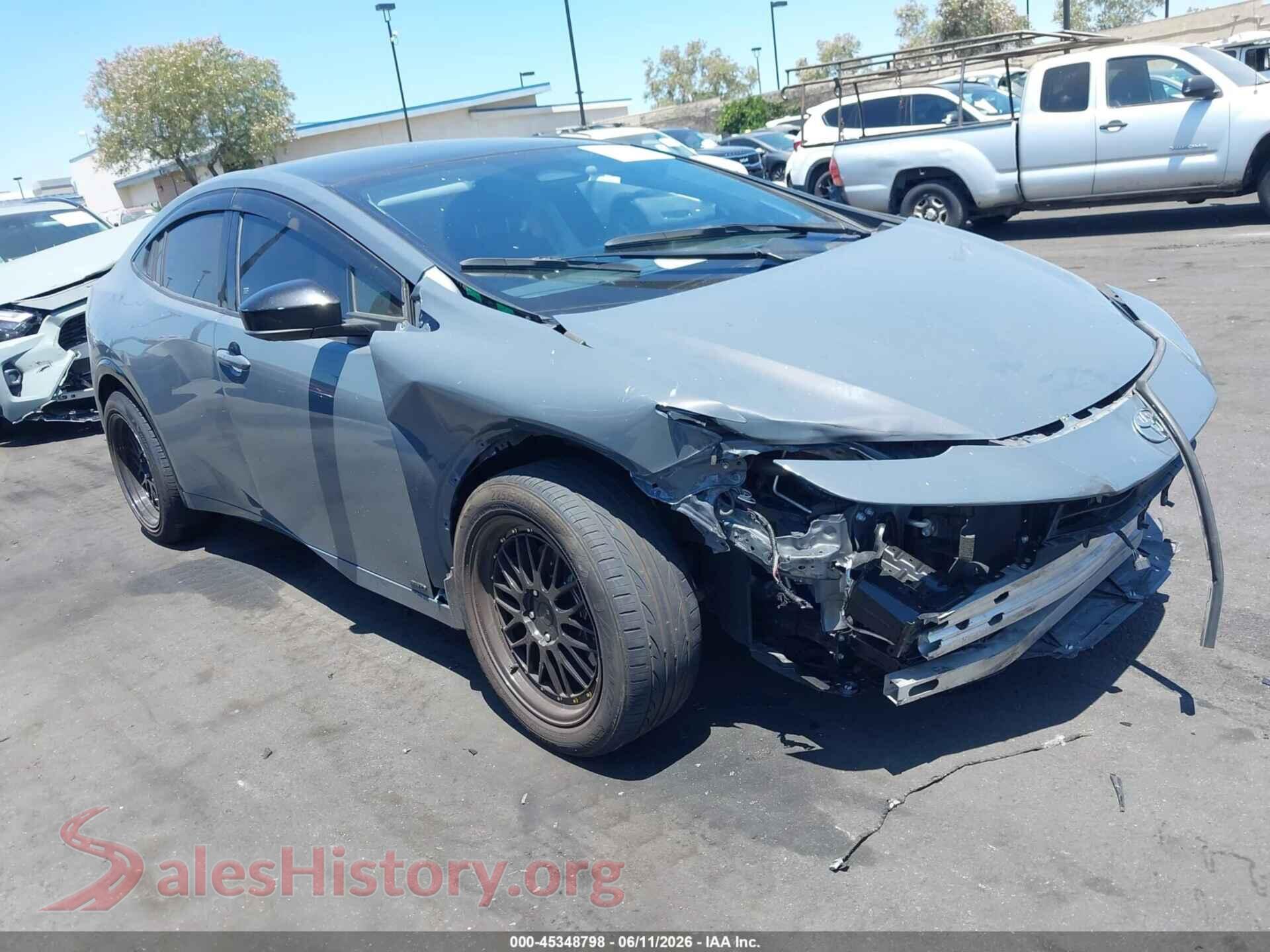 2023 TOYOTA PRIUS — VIN JTDADABU5P3006724