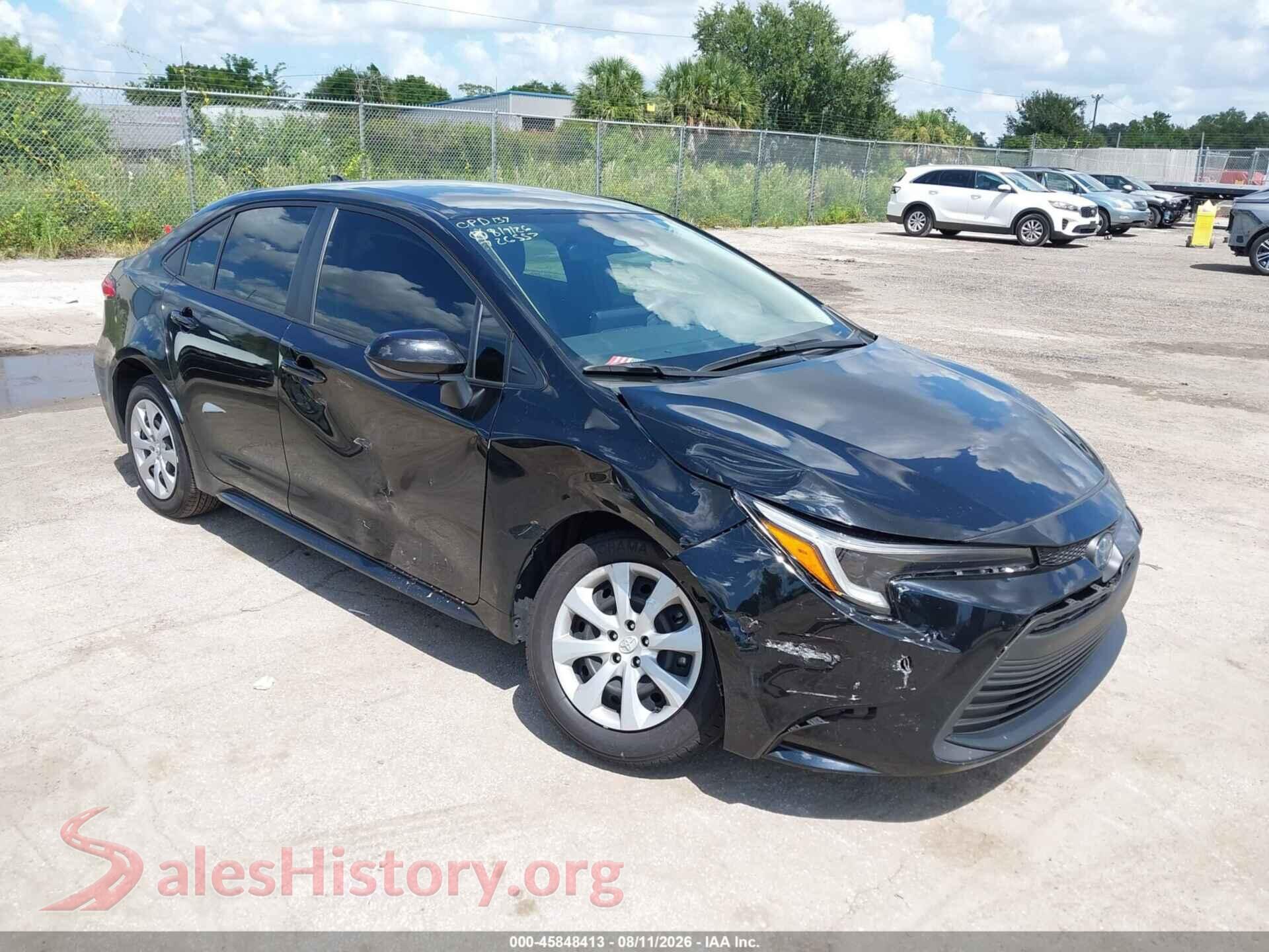 2025 TOYOTA COROLLA — VIN JTDBCMFE4S3104972