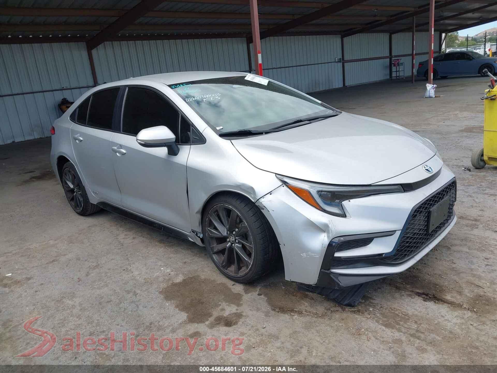 2023 TOYOTA COROLLA — VIN JTDBDMHE9P3002519