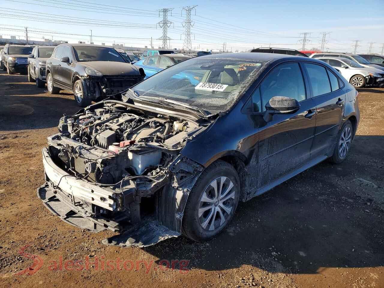 2022 TOYOTA COROLLA — VIN JTDEAMDE0NJ057963
