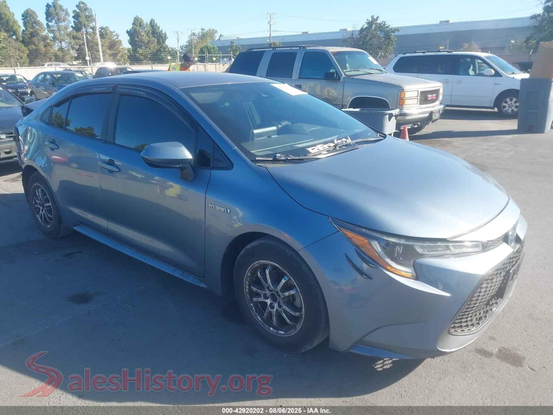 2021 TOYOTA COROLLA — VIN JTDEAMDE2MJ027345
