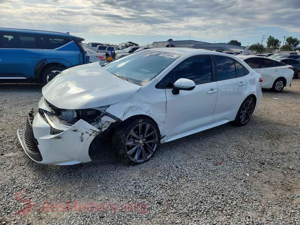 2022 TOYOTA COROLLA — VIN JTDEAMDE3N3003223