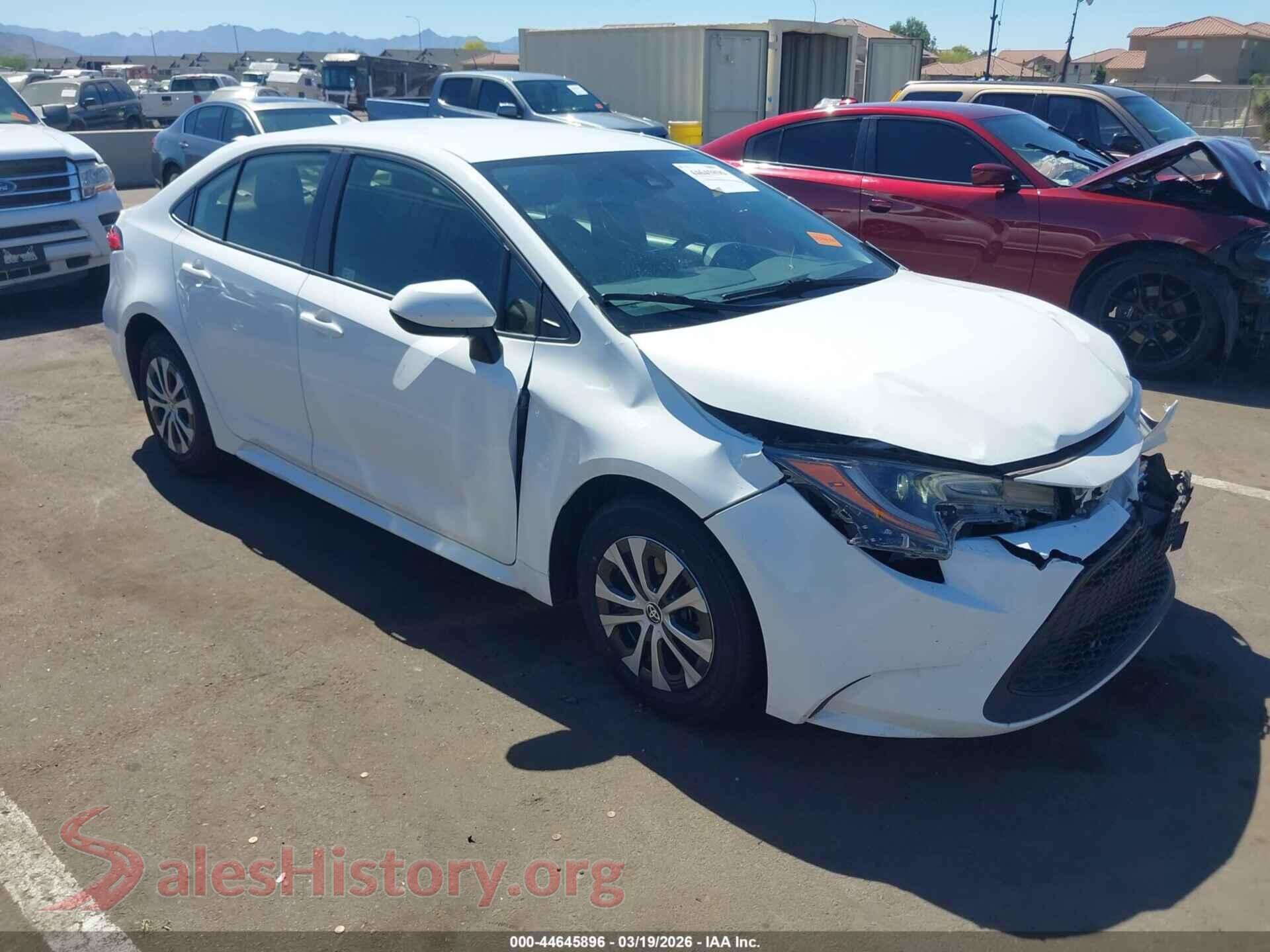 2022 TOYOTA COROLLA — VIN JTDEAMDE3N3003318