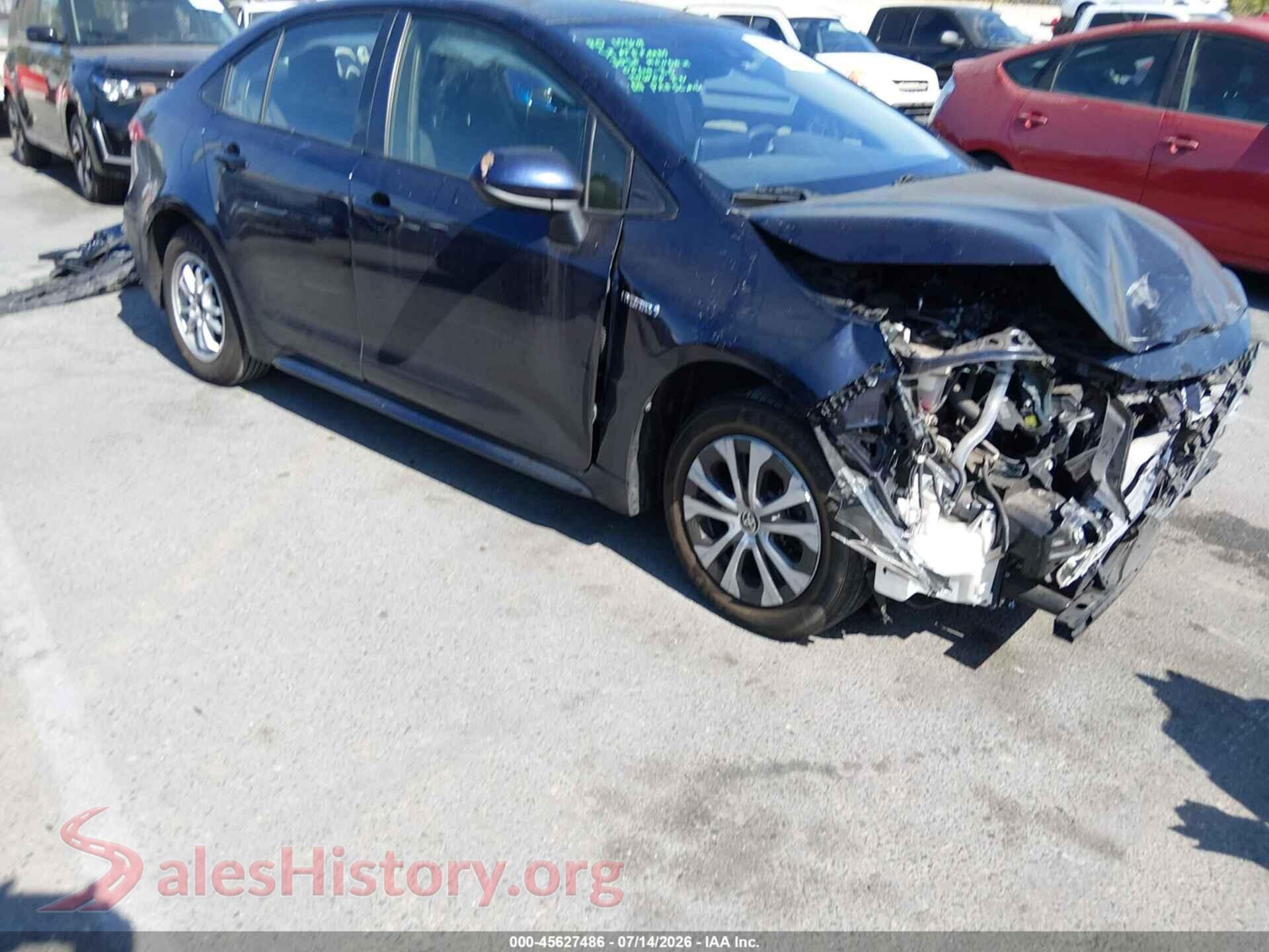 2021 TOYOTA COROLLA — VIN JTDEAMDE4MJ004701