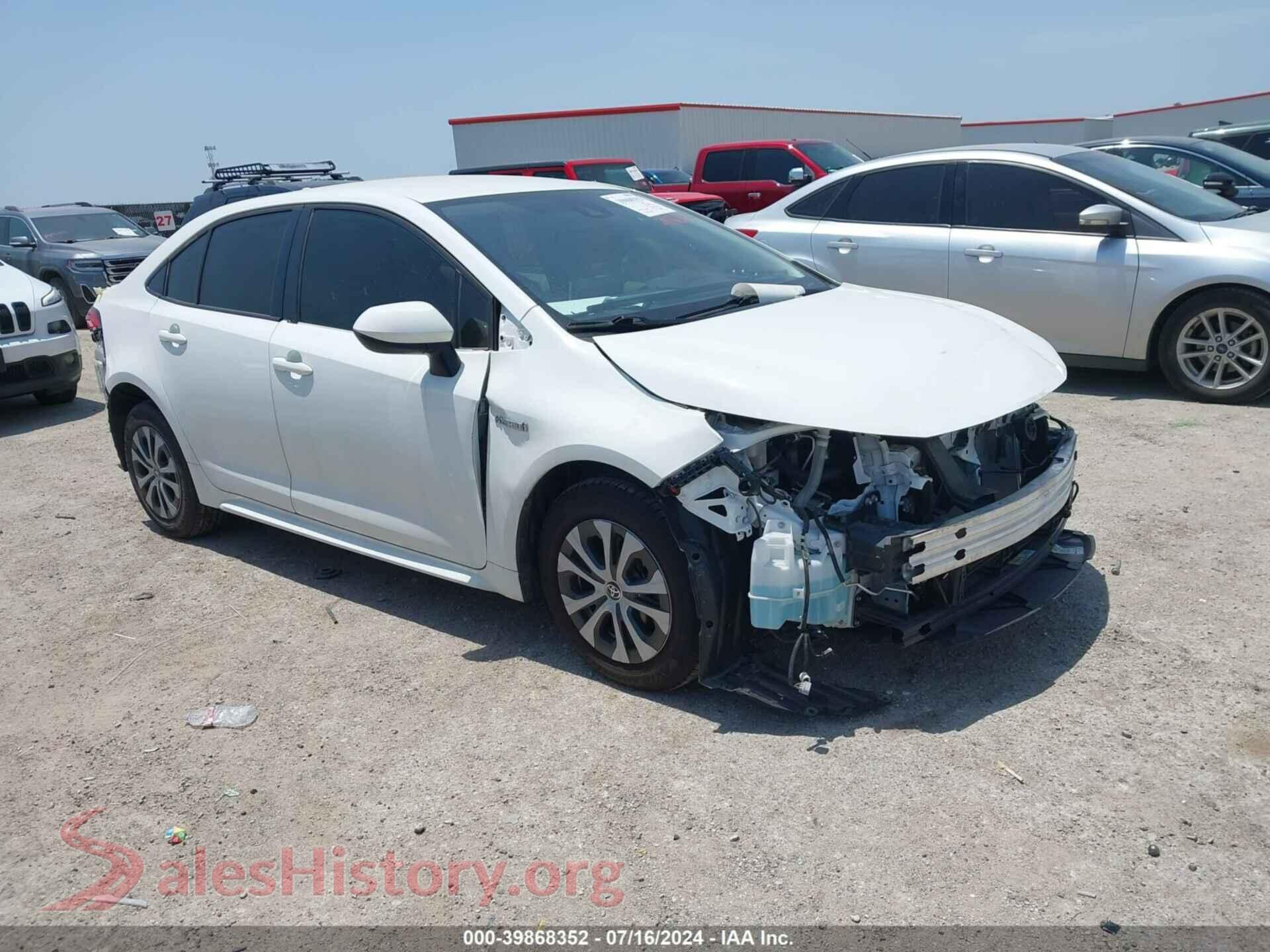 2021 TOYOTA COROLLA — VIN JTDEAMDE4MJ020056