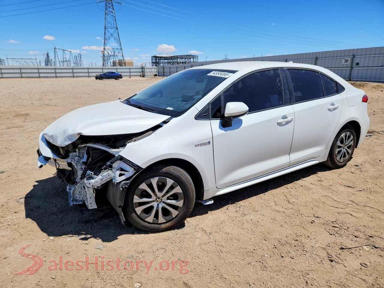 2021 TOYOTA COROLLA — VIN JTDEAMDE6MJ000522