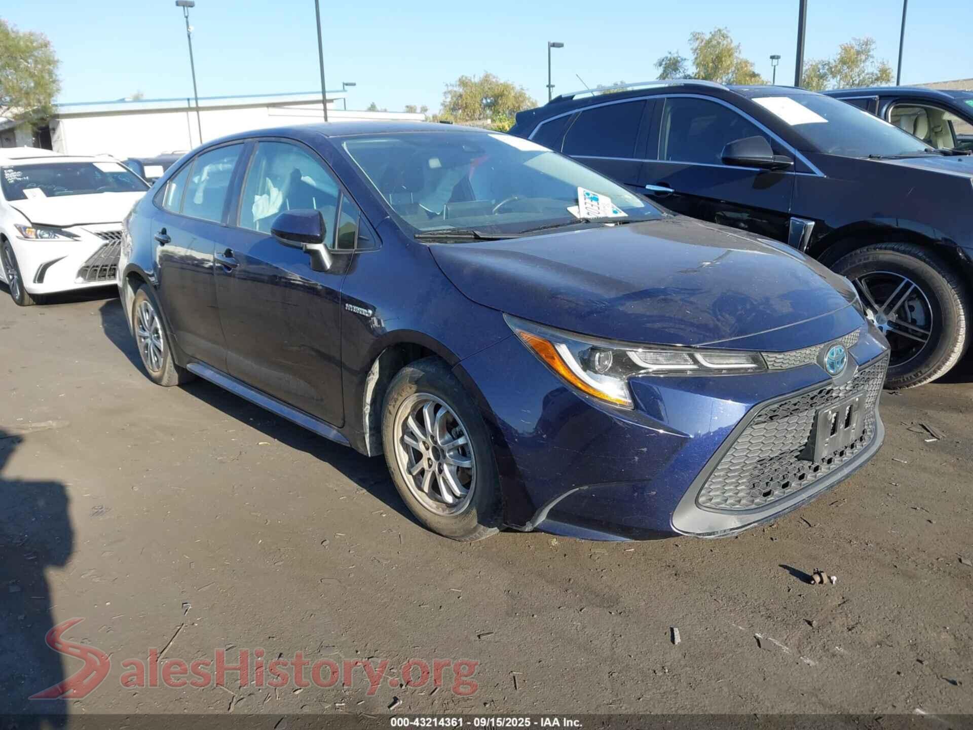 2021 TOYOTA COROLLA — VIN JTDEAMDE7MJ010413