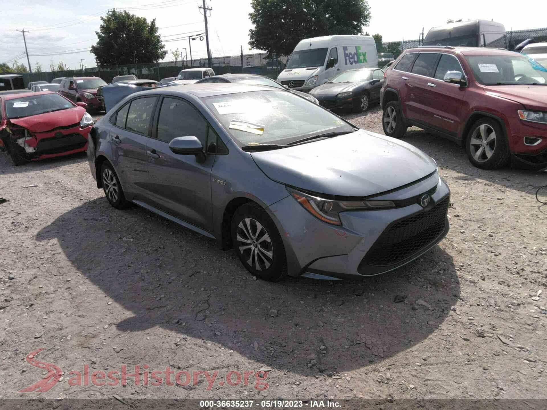 2021 TOYOTA COROLLA — VIN JTDEAMDE7MJ015725