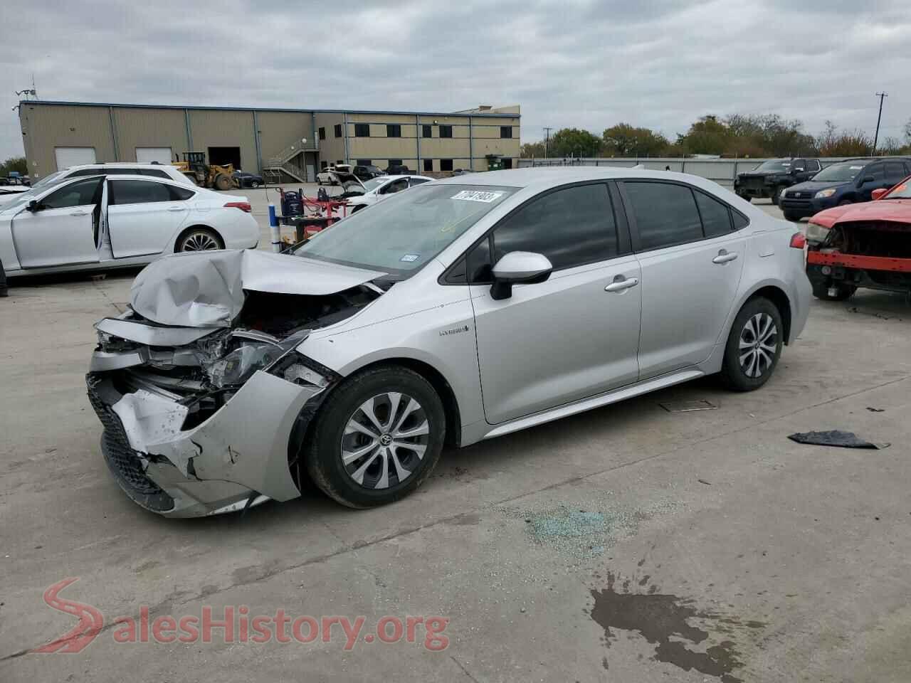 2021 TOYOTA COROLLA — VIN JTDEAMDE8MJ007603
