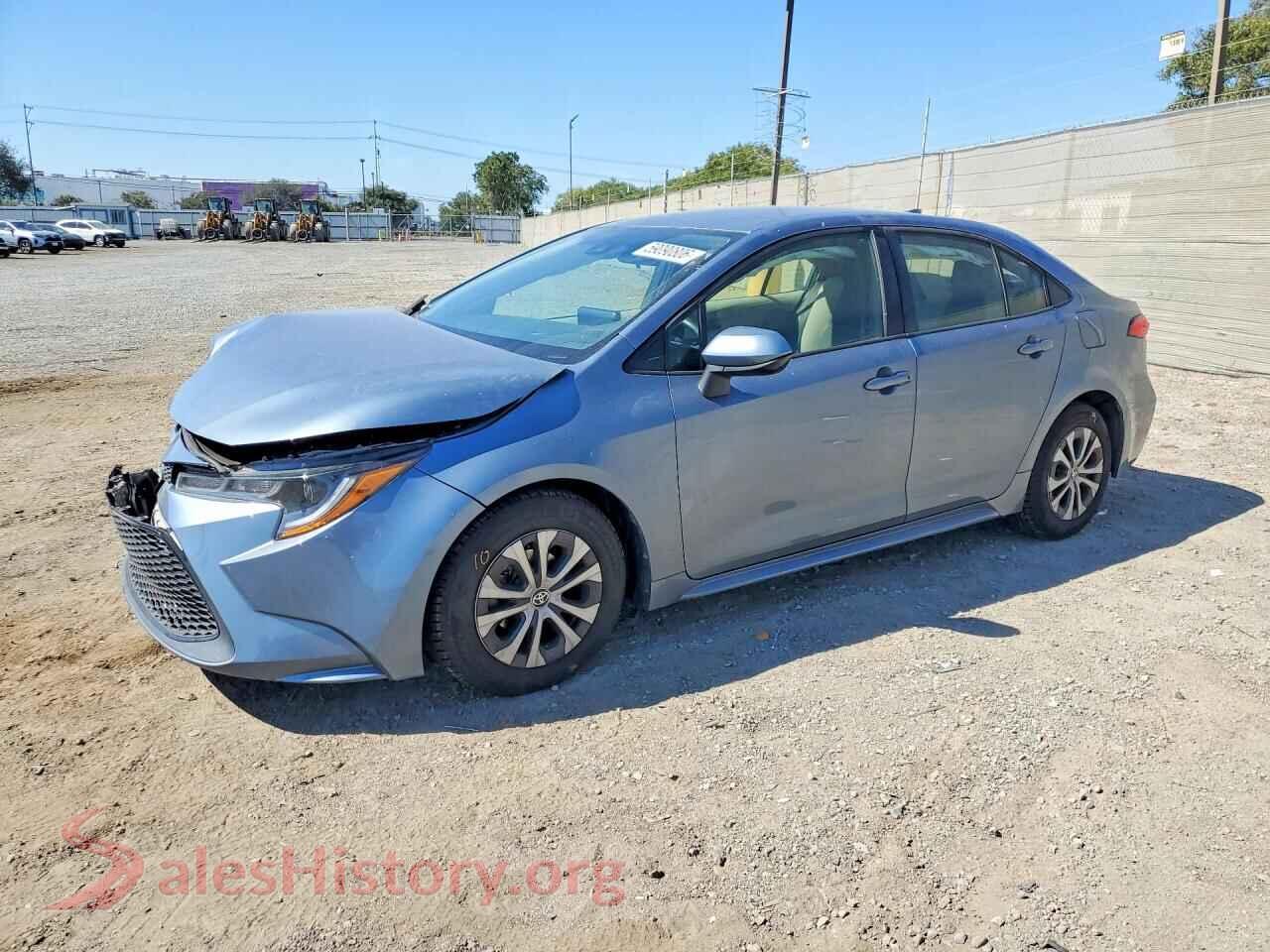 2022 TOYOTA COROLLA — VIN JTDEAMDE8N3013391