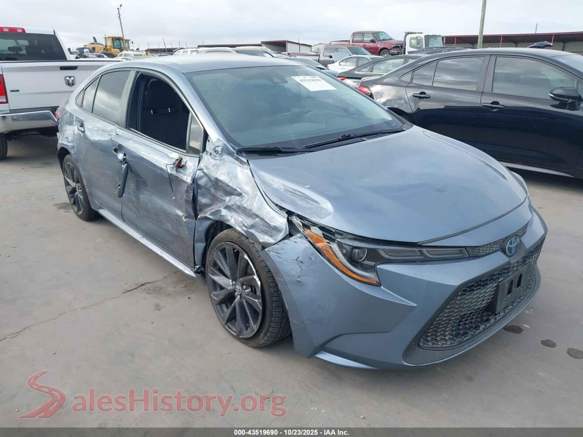 2022 TOYOTA COROLLA — VIN JTDEAMDEXNJ053581