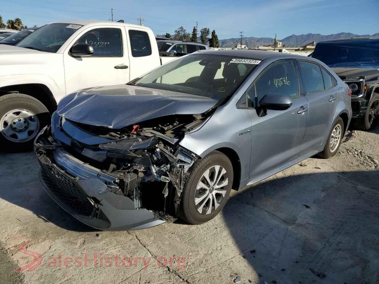 2020 TOYOTA COROLLA — VIN JTDEBRBE2LJ011691