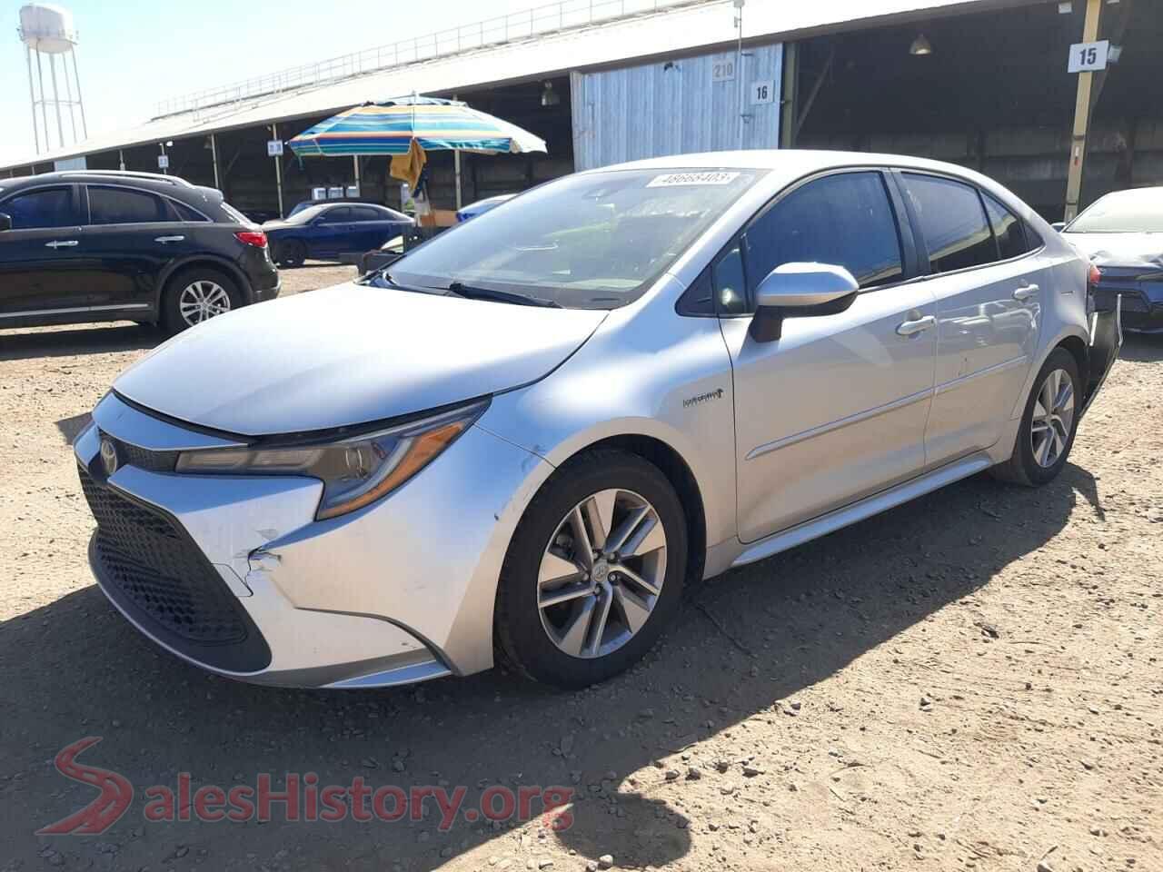 2020 TOYOTA COROLLA — VIN JTDEBRBE2LJ015966