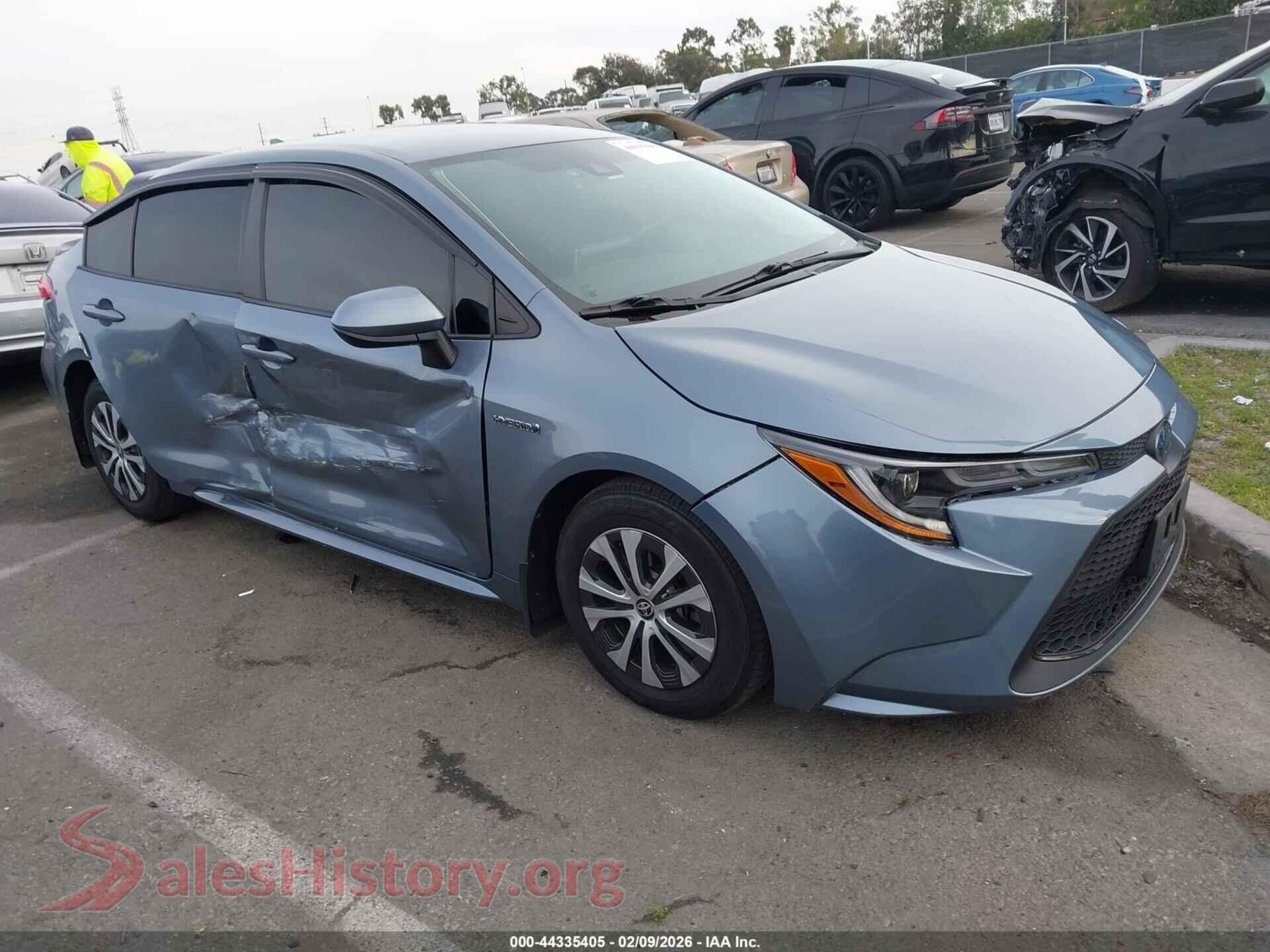 2020 TOYOTA COROLLA — VIN JTDEBRBE3LJ027981