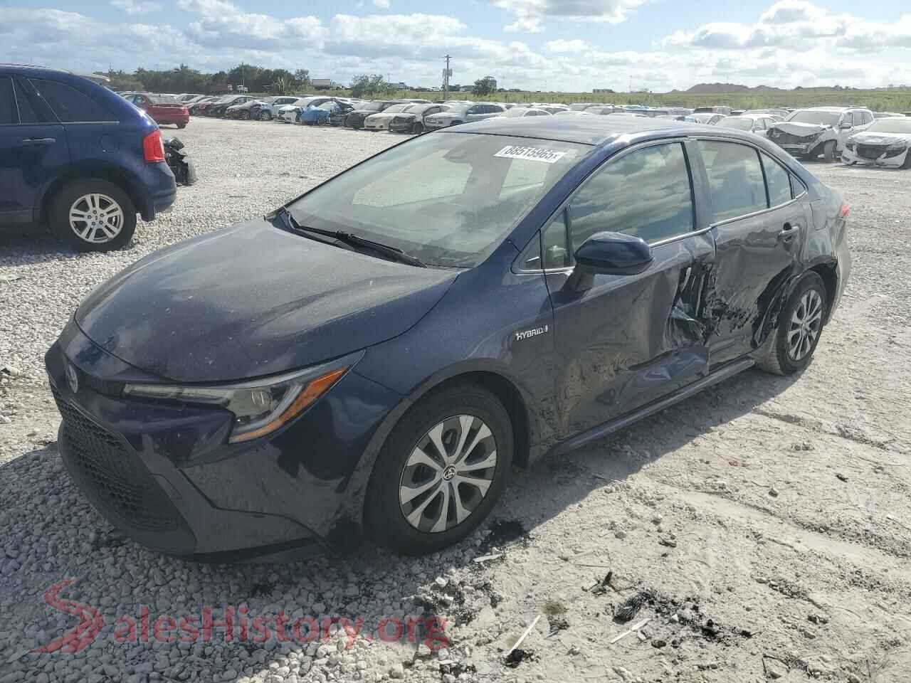 2020 TOYOTA COROLLA — VIN JTDEBRBE4LJ002801