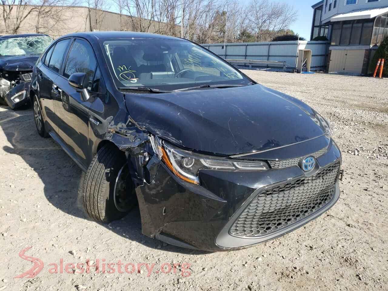 2020 TOYOTA COROLLA — VIN JTDEBRBE4LJ015872