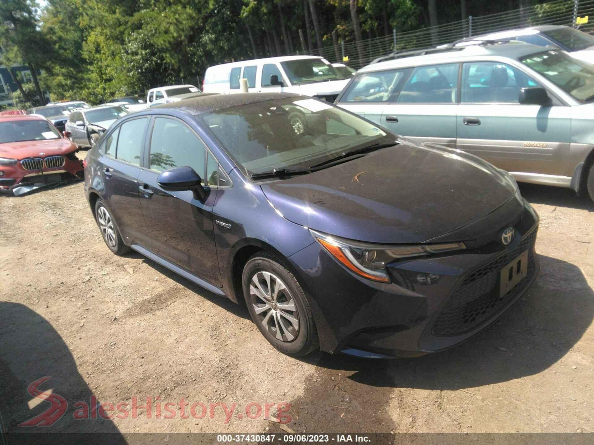 2020 TOYOTA COROLLA — VIN JTDEBRBE6LJ001116