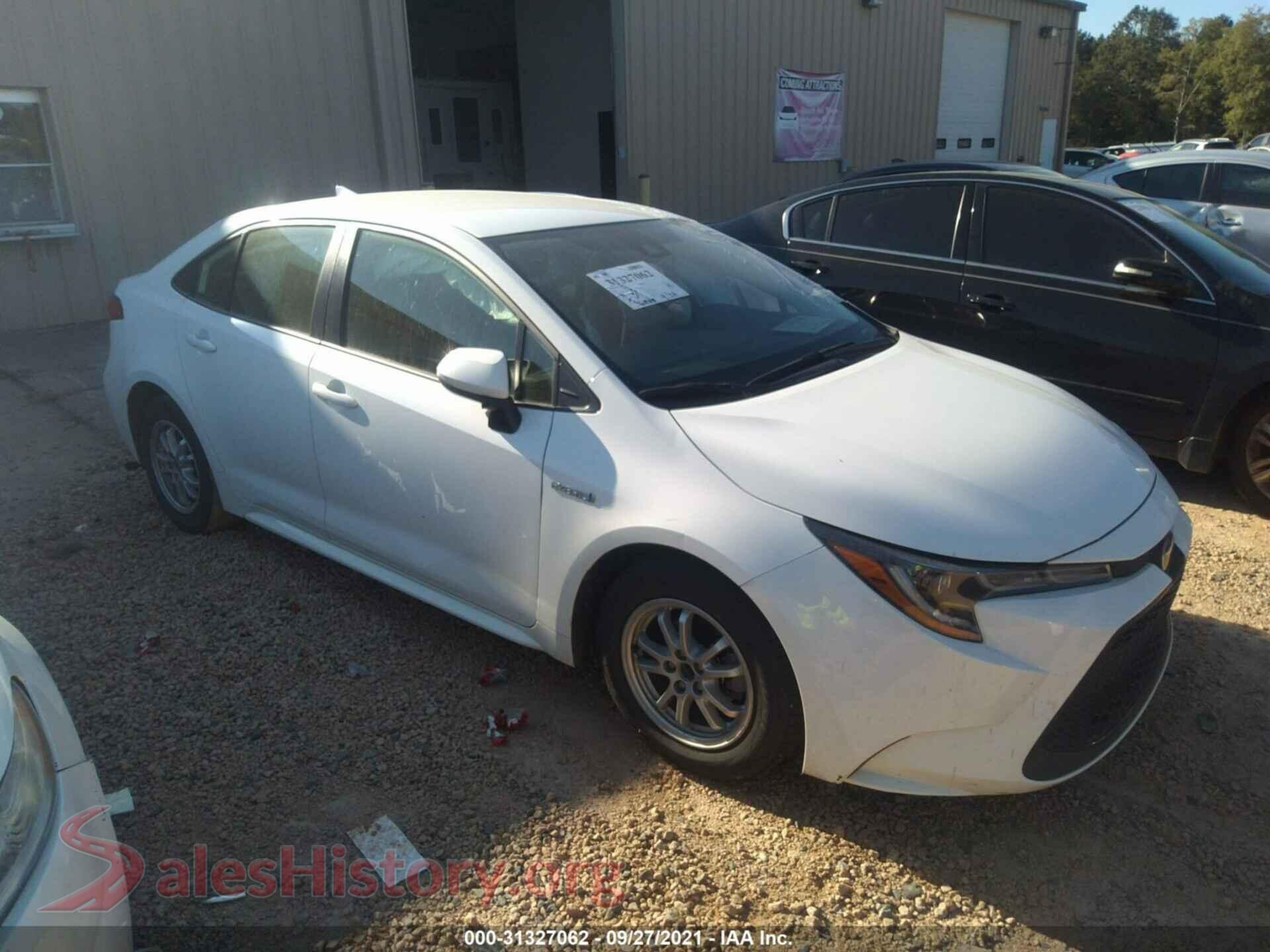 2020 TOYOTA COROLLA — VIN JTDEBRBEXLJ028626