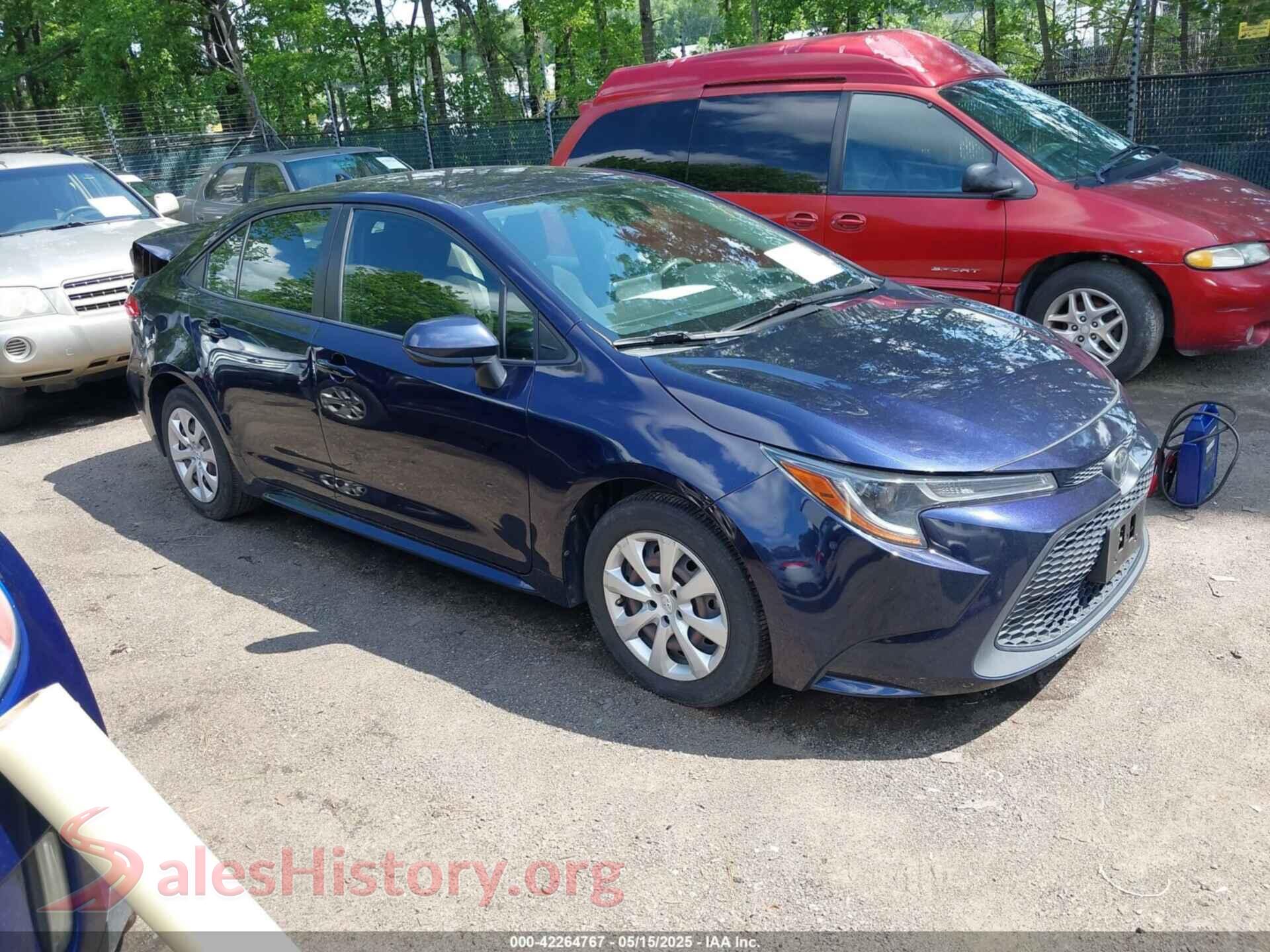 2020 TOYOTA COROLLA — VIN JTDEPRAEXLJ075867